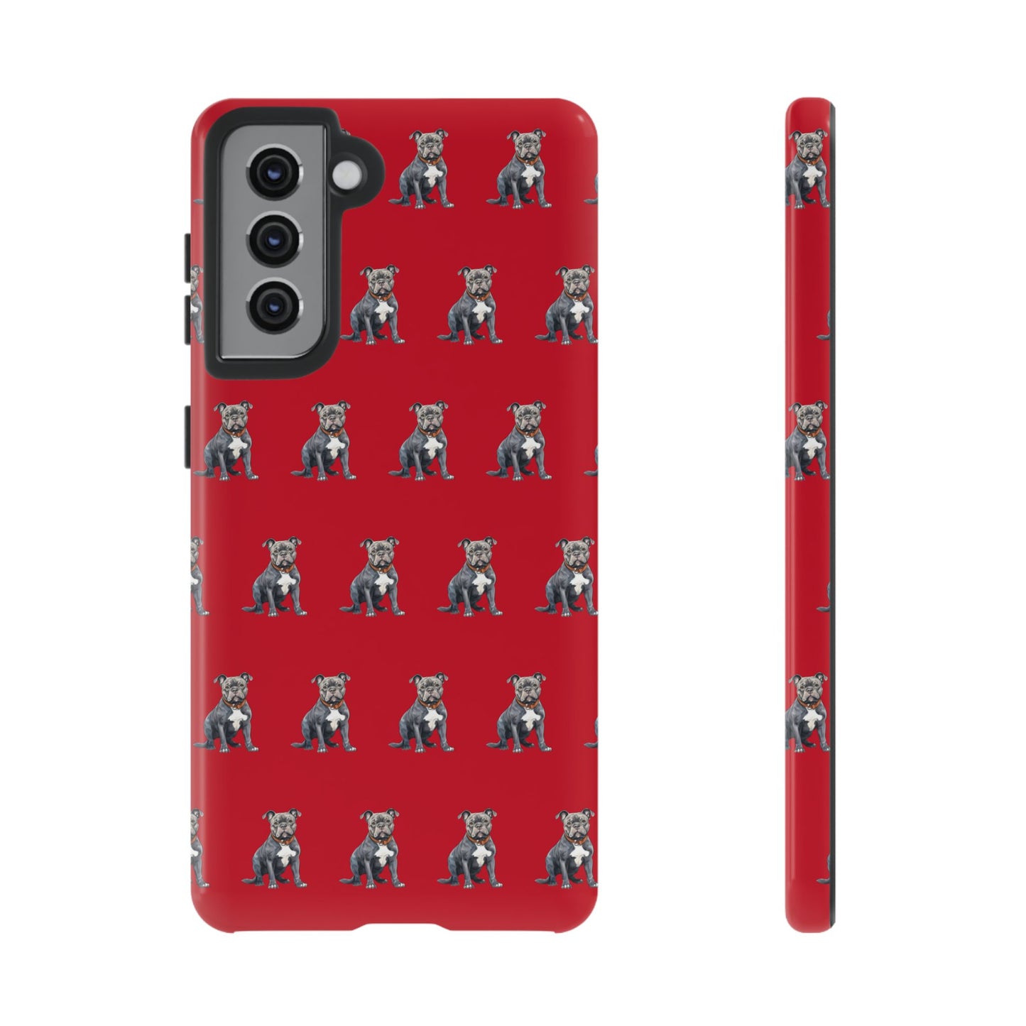 Pitbull Phone Case Red