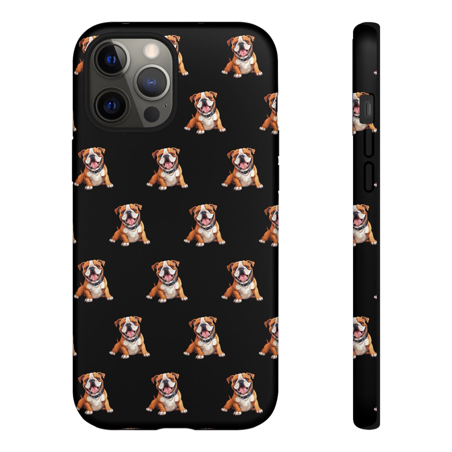 Bulldog Phone Case Black