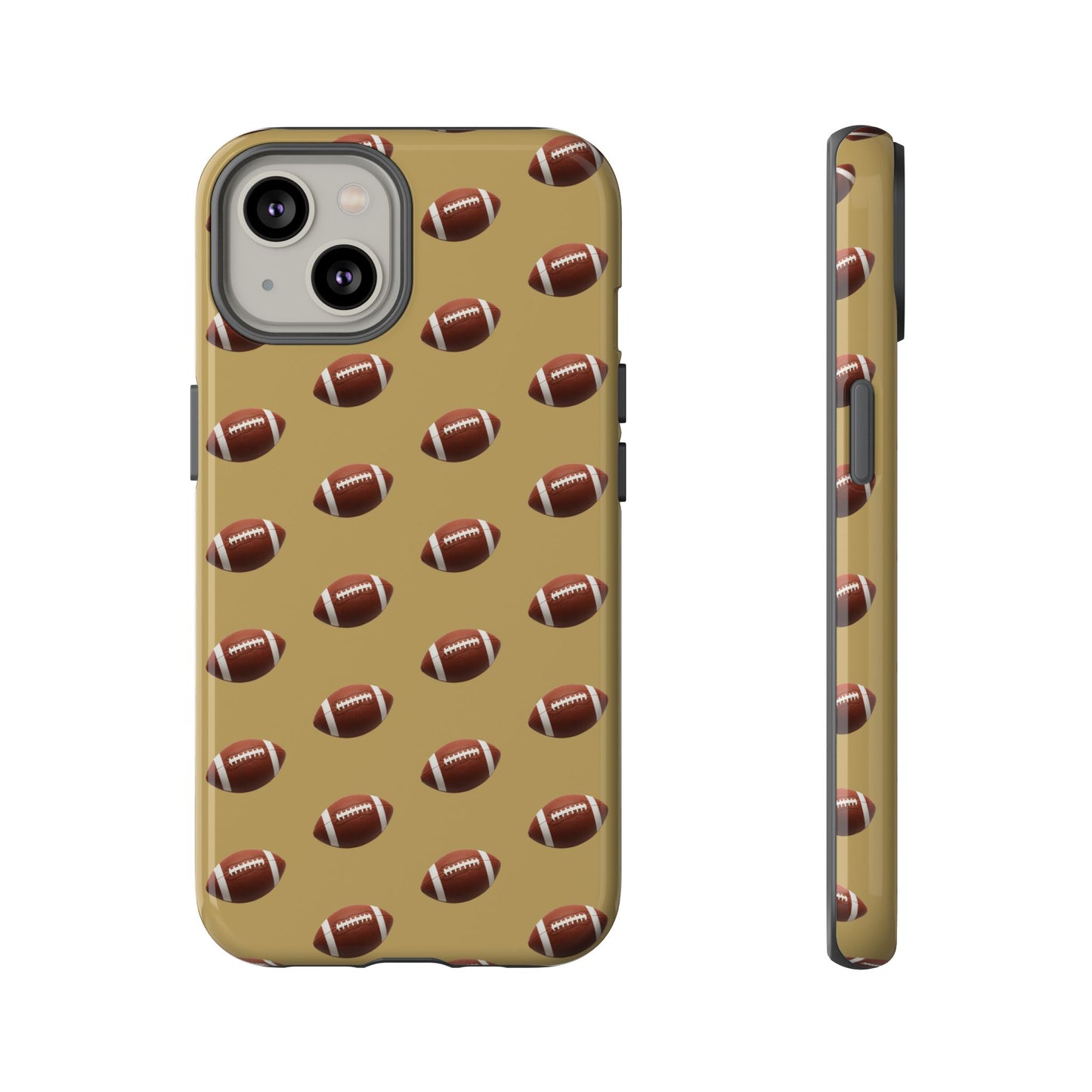 Football Phone Case Gold