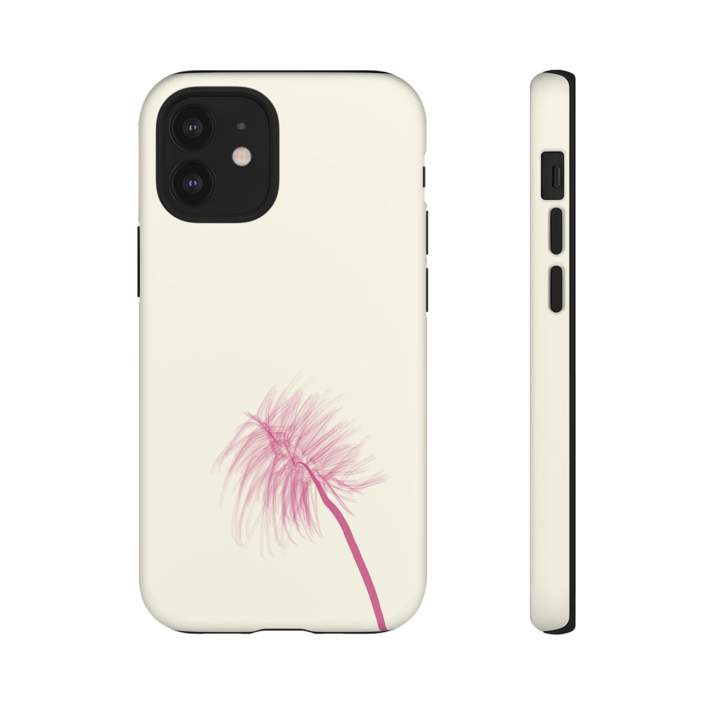 Dandelion Blowball Phone Case Cream