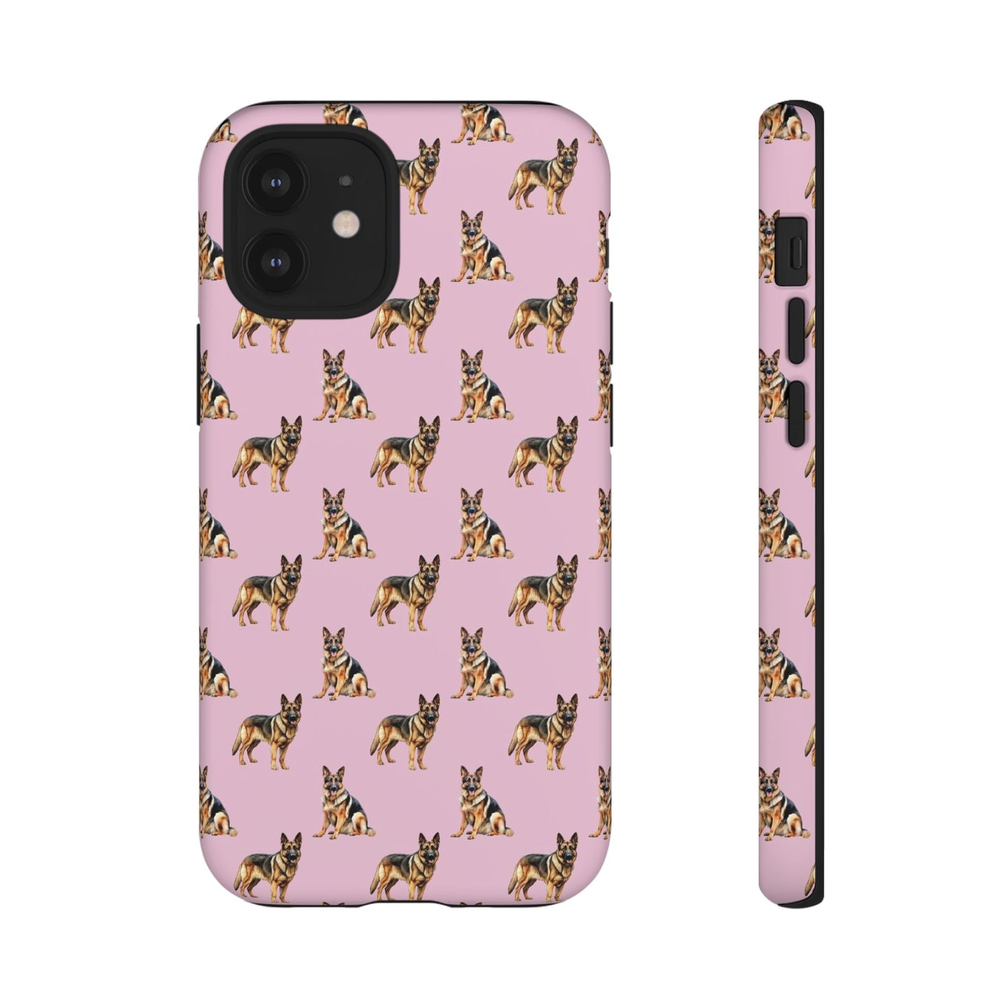 German Shepherd Phone Case Pink