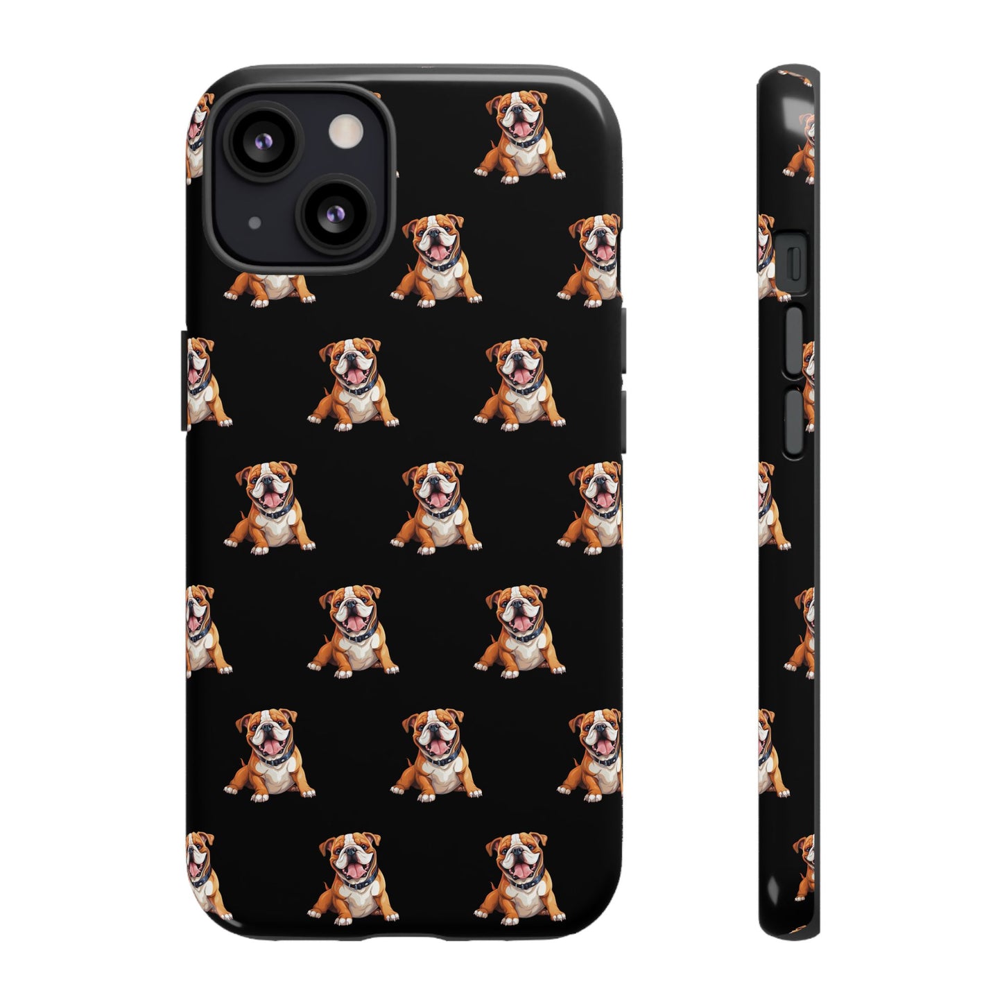 Bulldog Phone Case Black