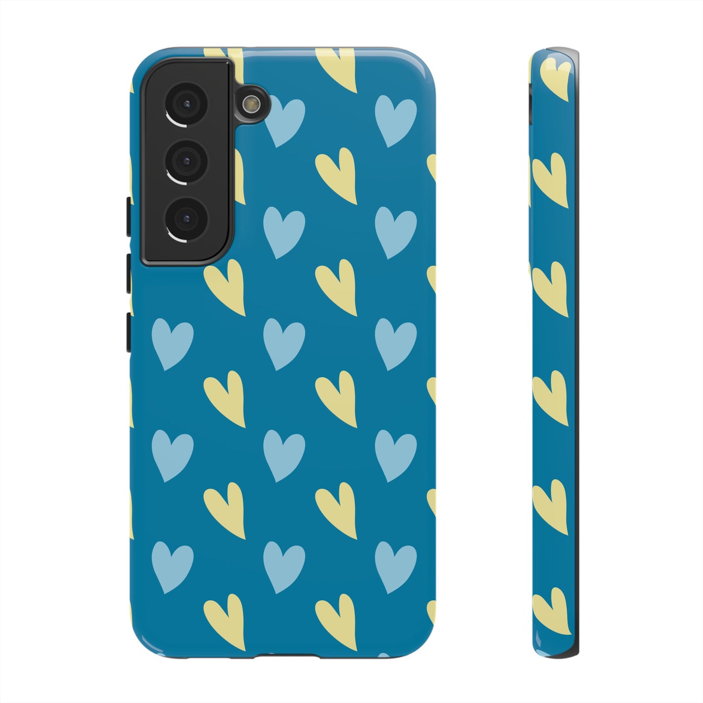 Heart Phone Case Blue