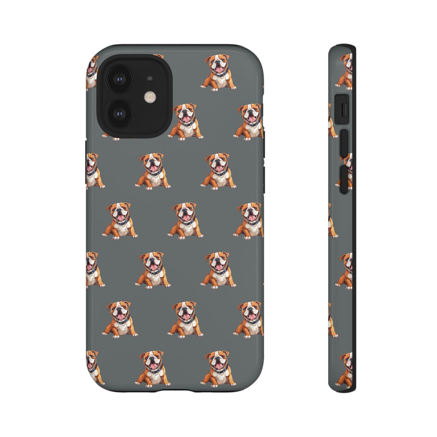 Bulldog Phone Case Gray