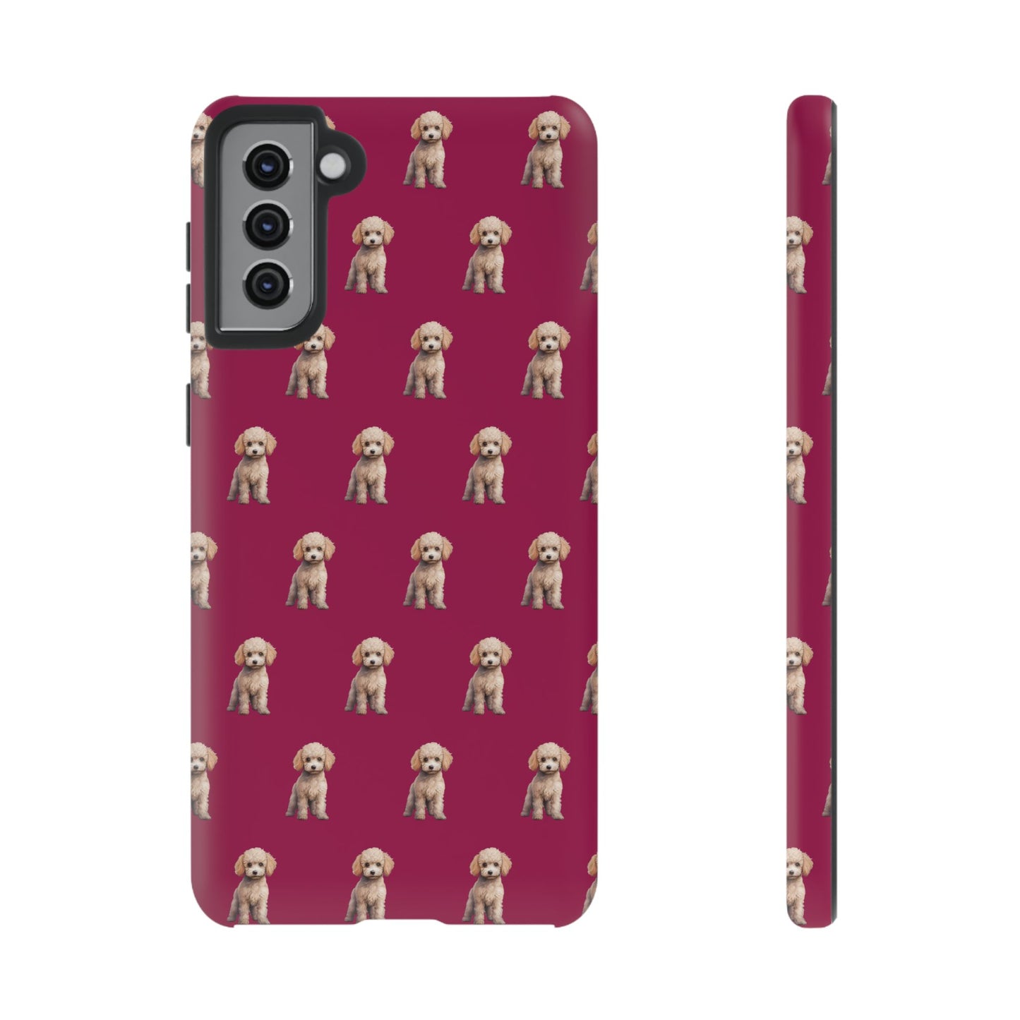 Poodle Phone Case Berry