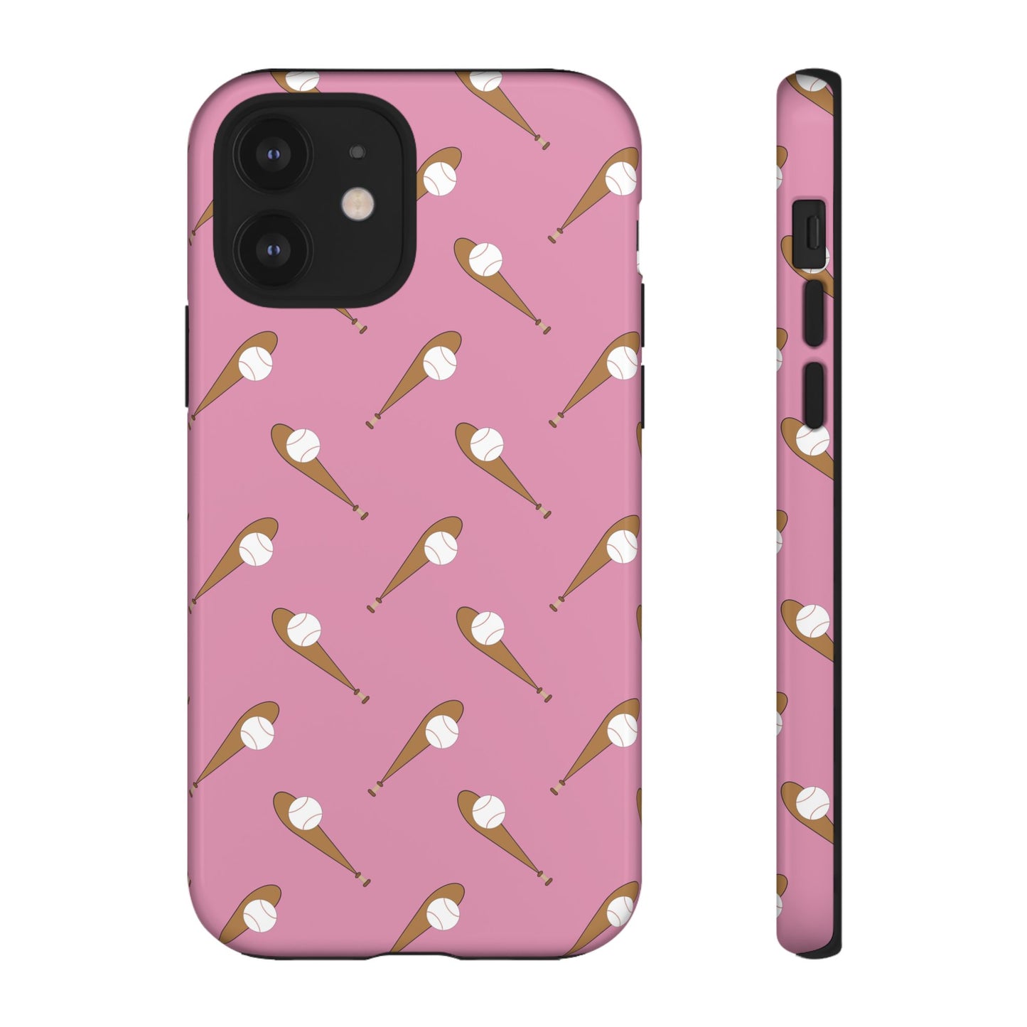 Baseball Phone Case Pink