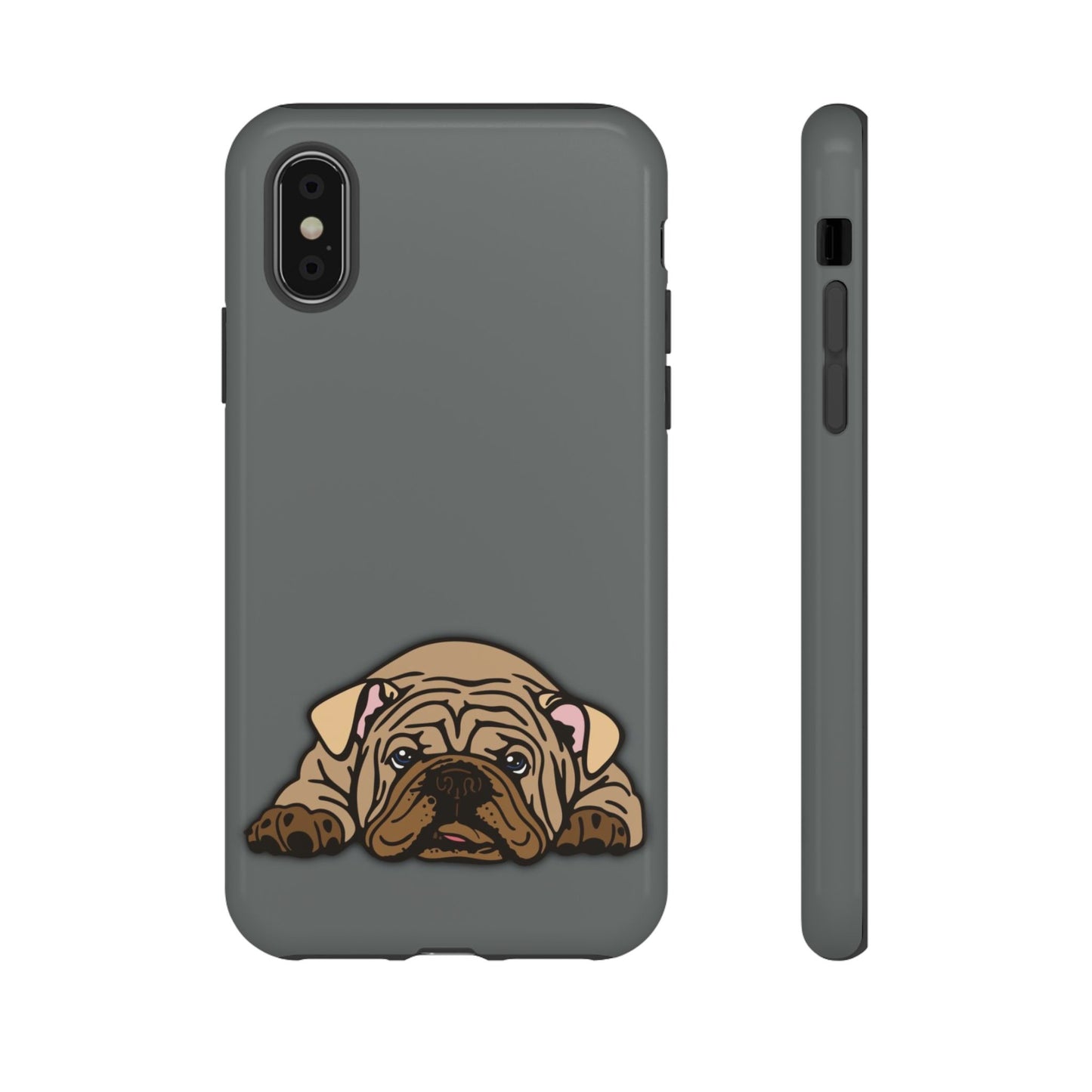 Bulldog Phone Case Gray