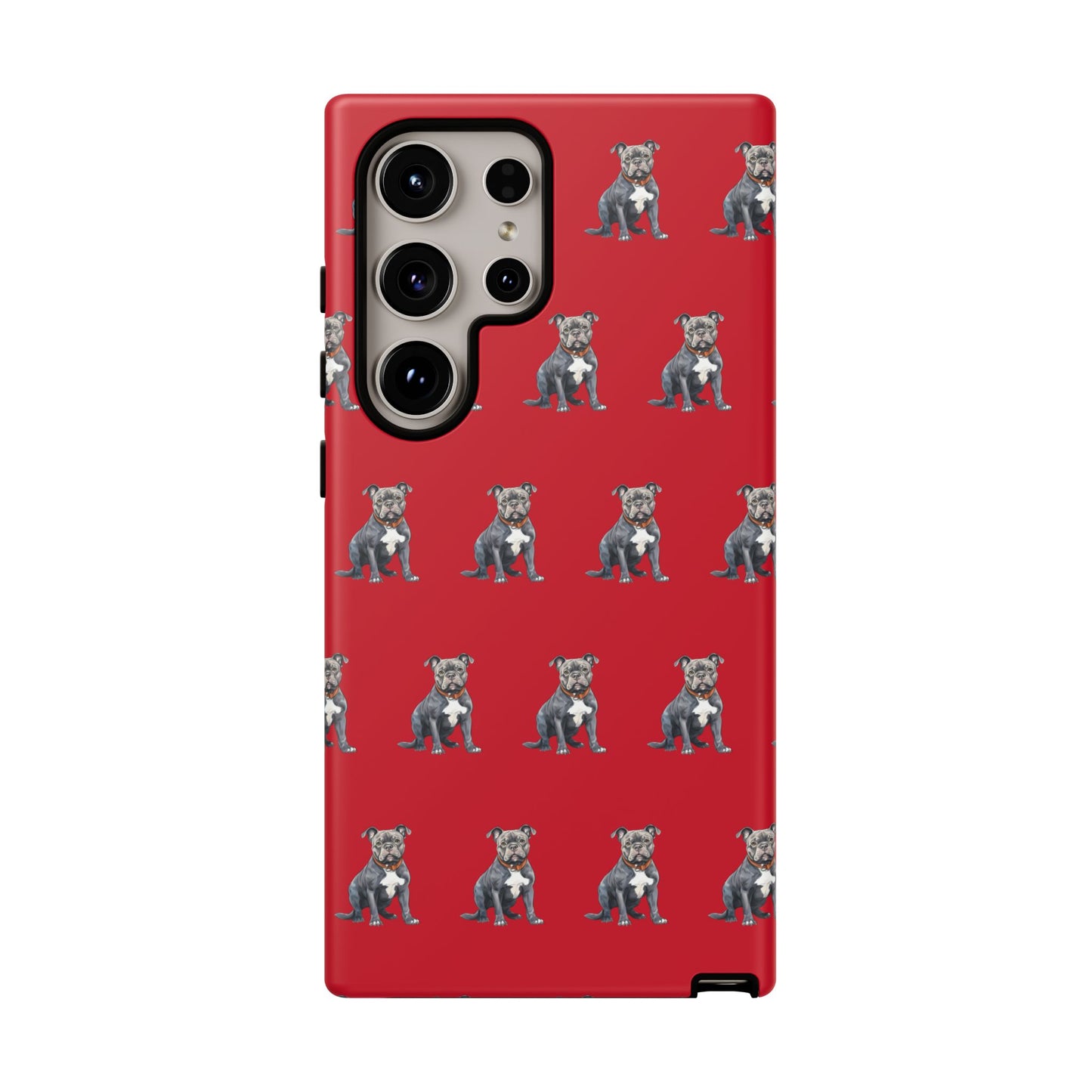 Pitbull Phone Case Red