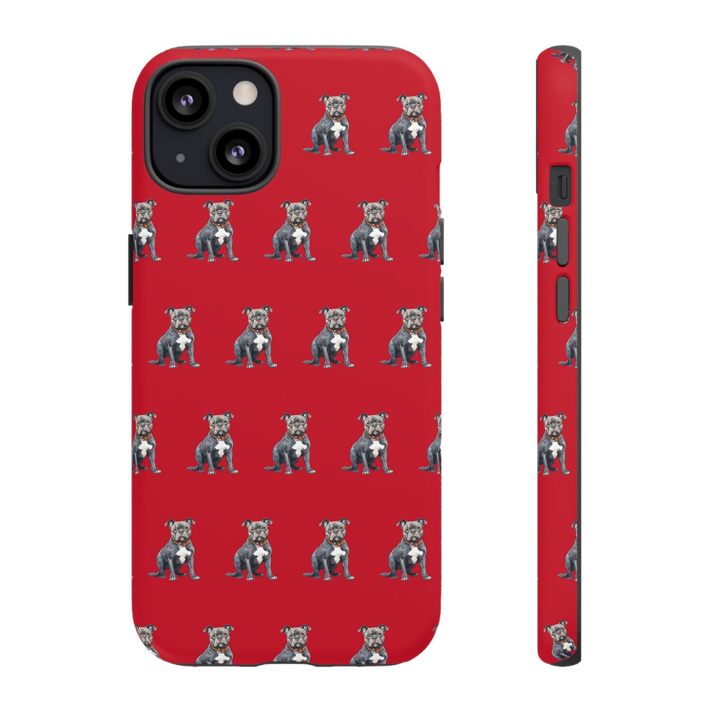 Pitbull Phone Case Red