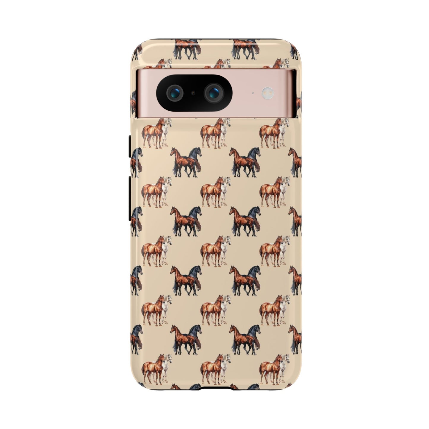 Horse Phone Case Cream