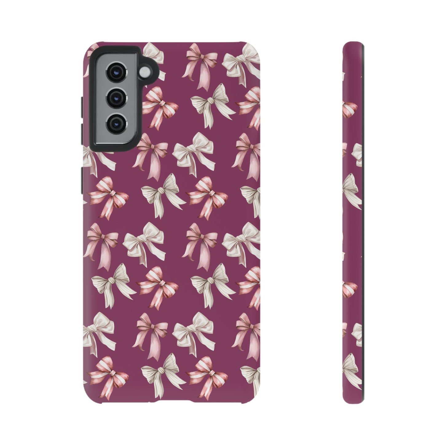 Bow Phone Case Berry