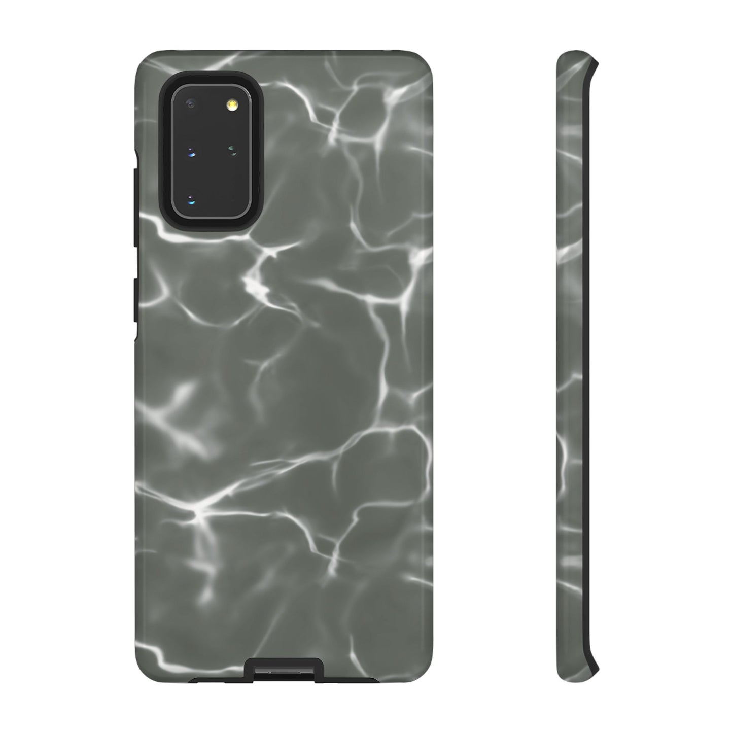 Marble Print Phone Case Gray