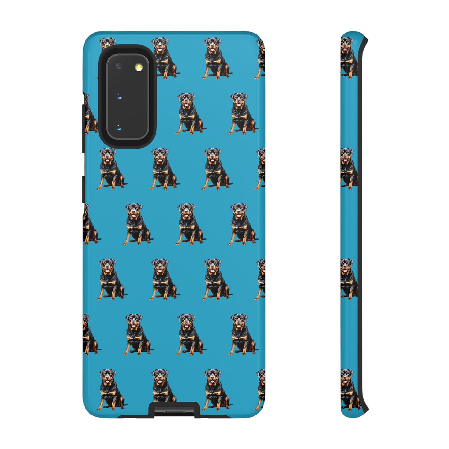 Rottweiler Phone Case Turquoise