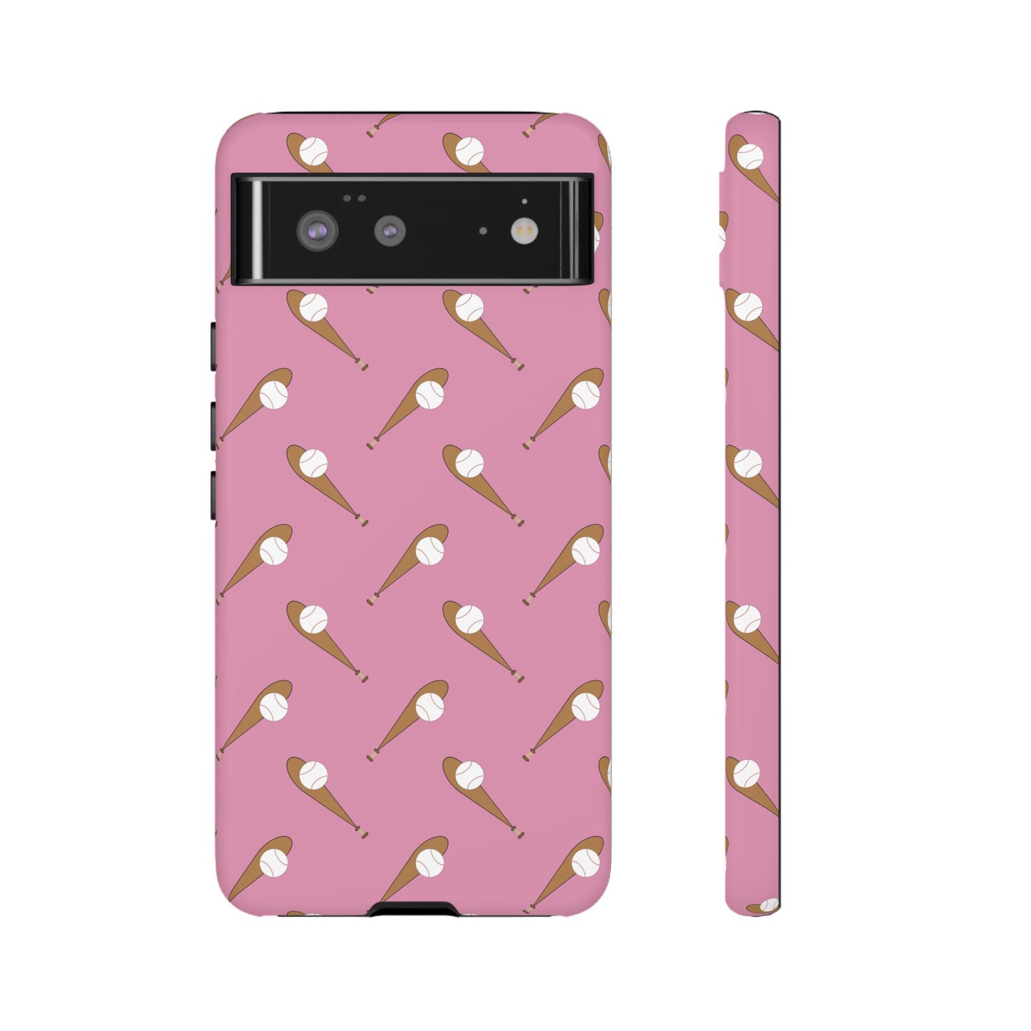 Baseball Phone Case Pink