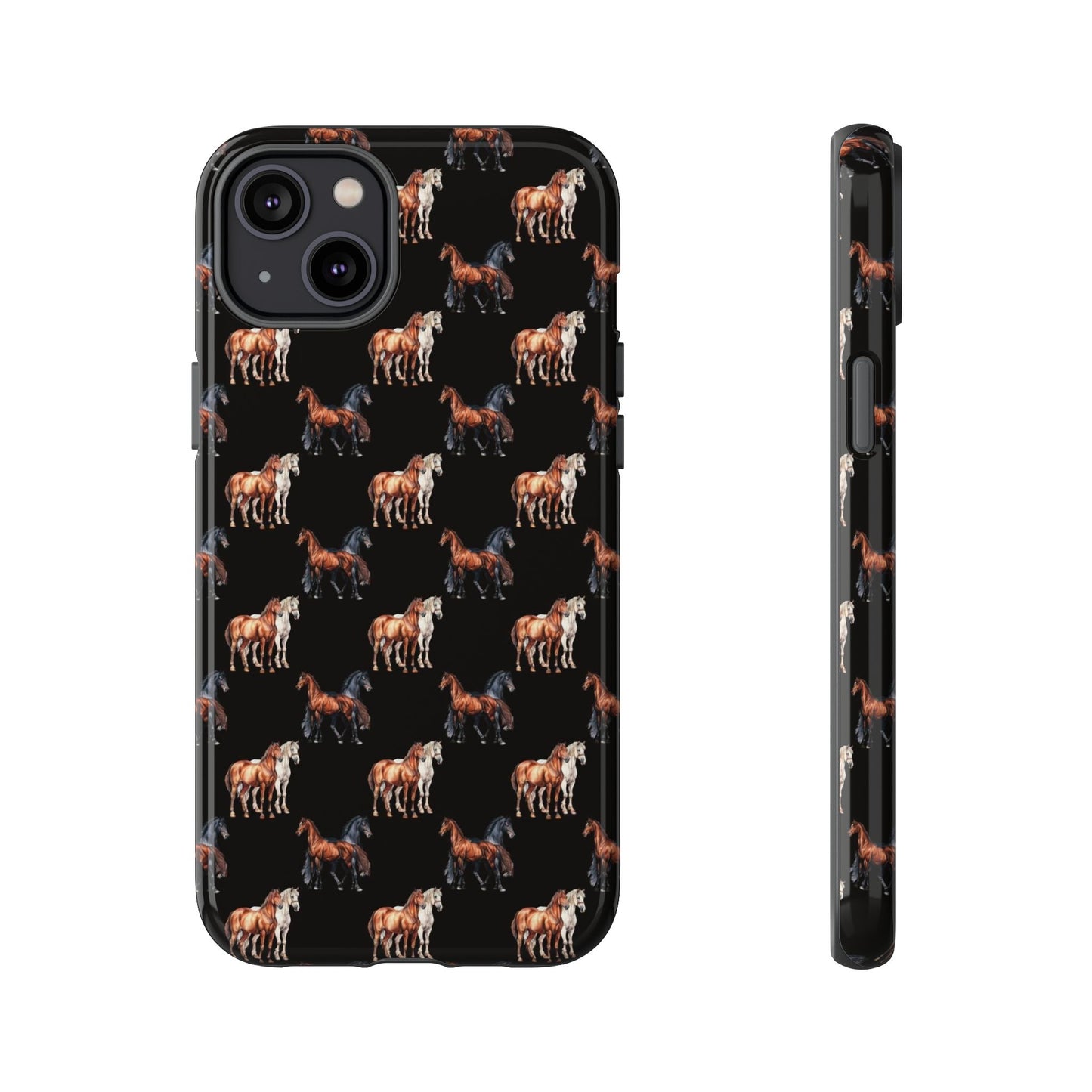 Horse Phone Case Black