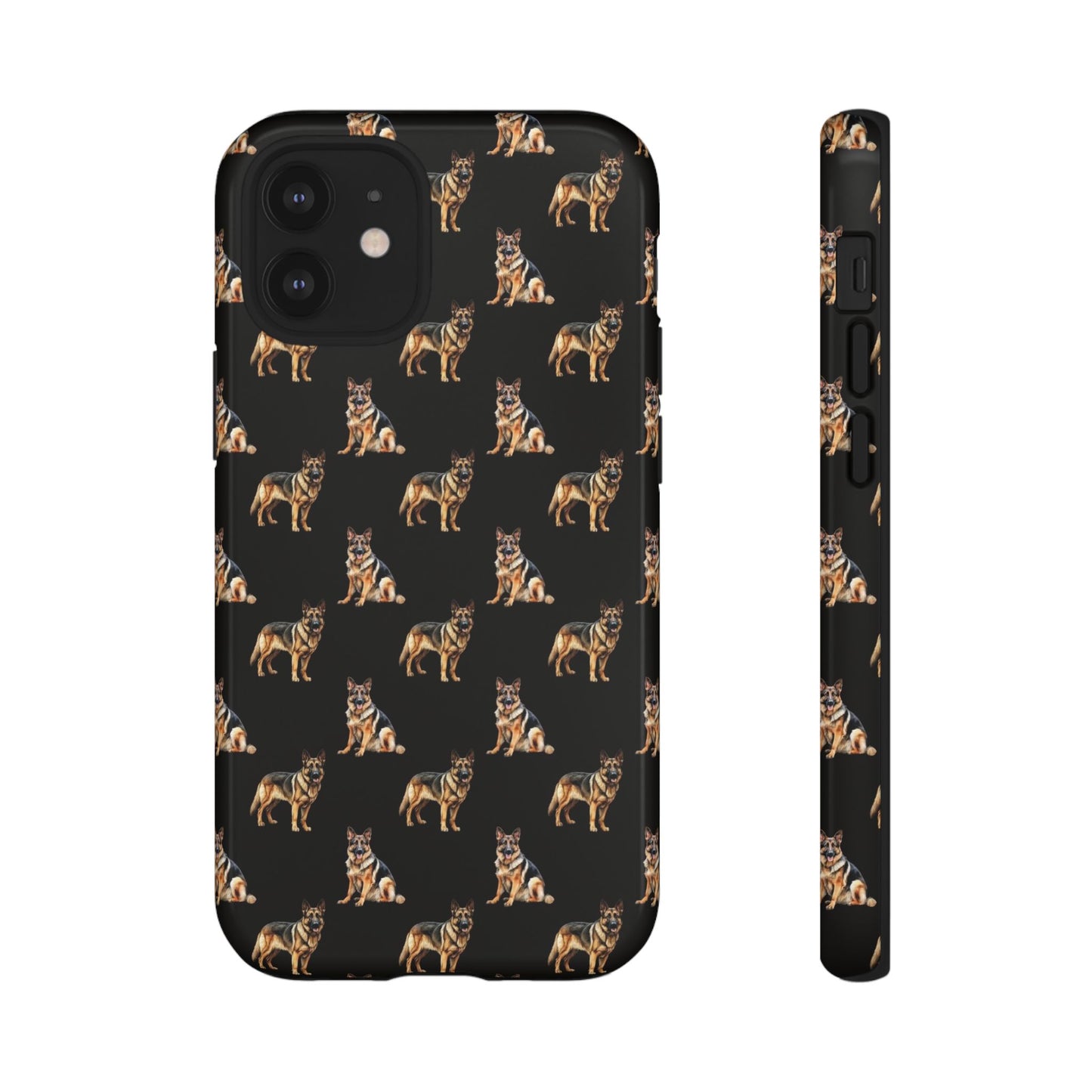 German Shepherd Phone Case Black