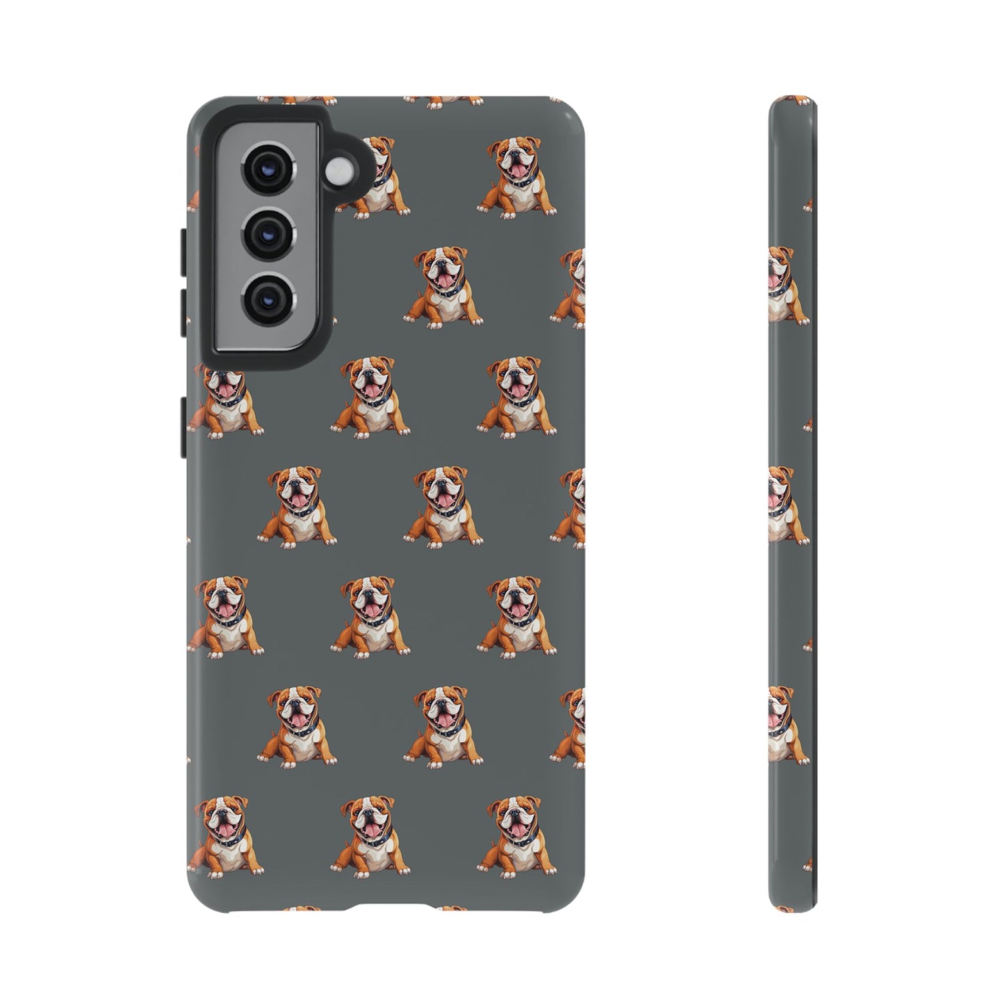 Bulldog Phone Case Gray