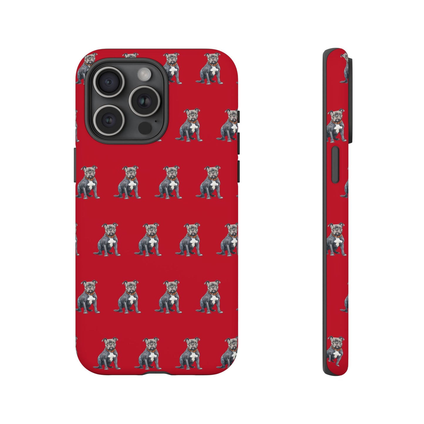 Pitbull Phone Case Red