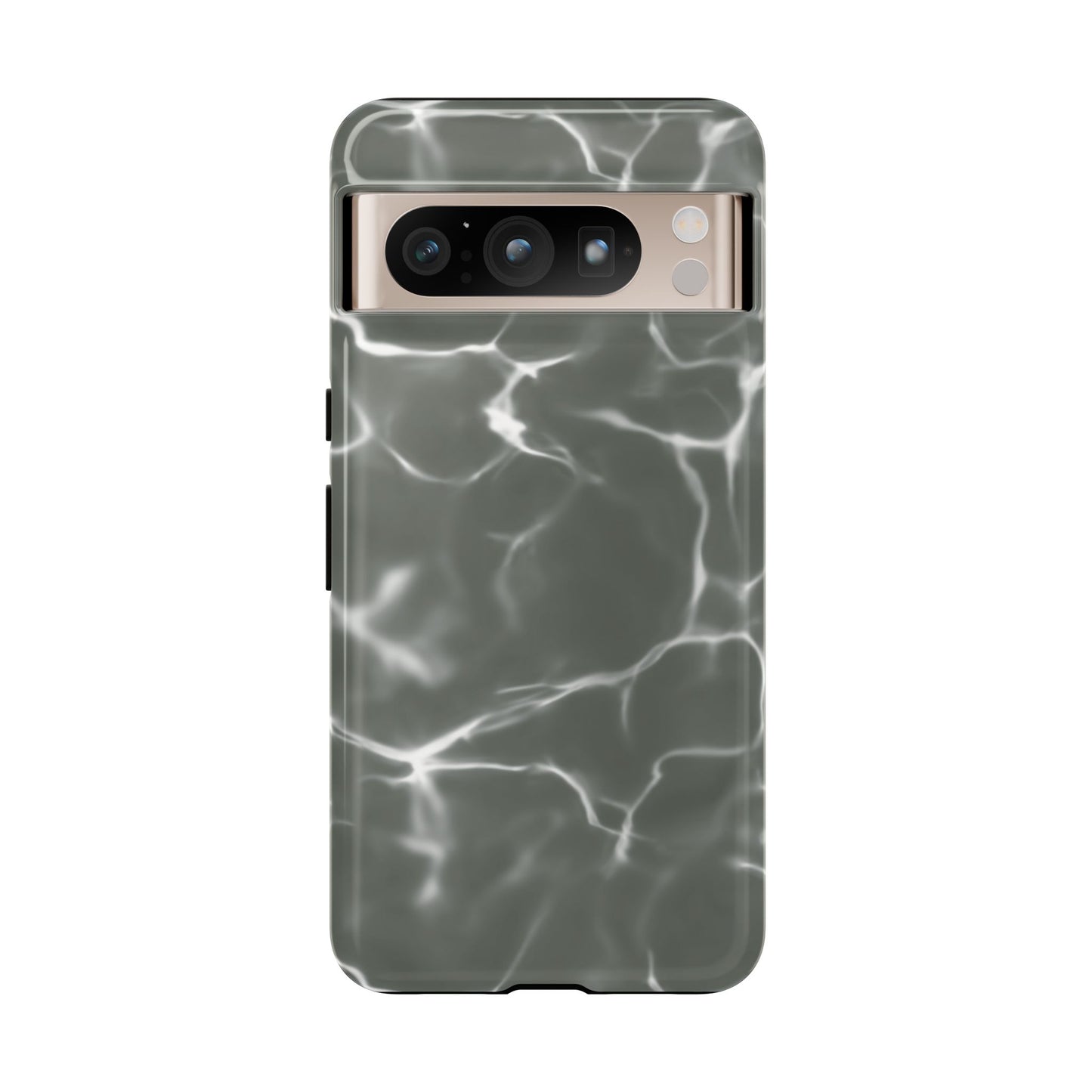 Marble Print Phone Case Gray