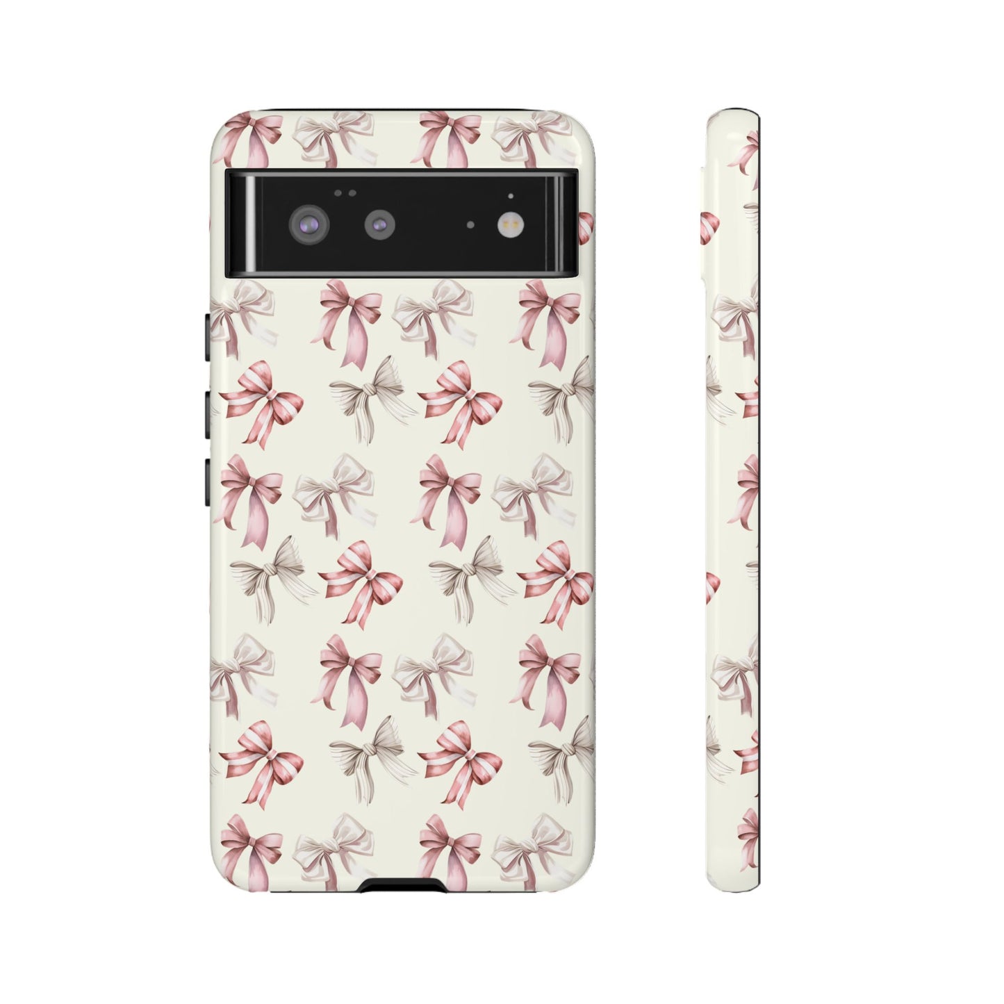 Bow Phone Case Cream