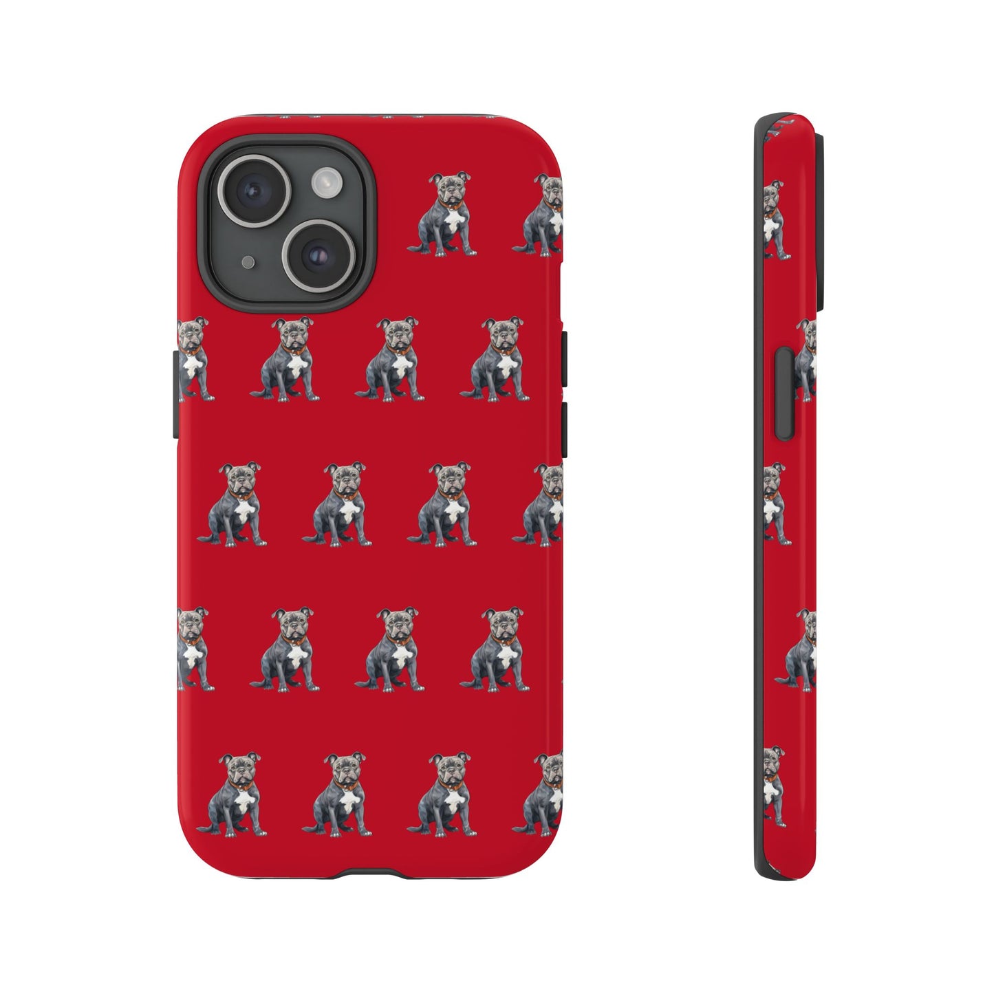 Pitbull Phone Case Red