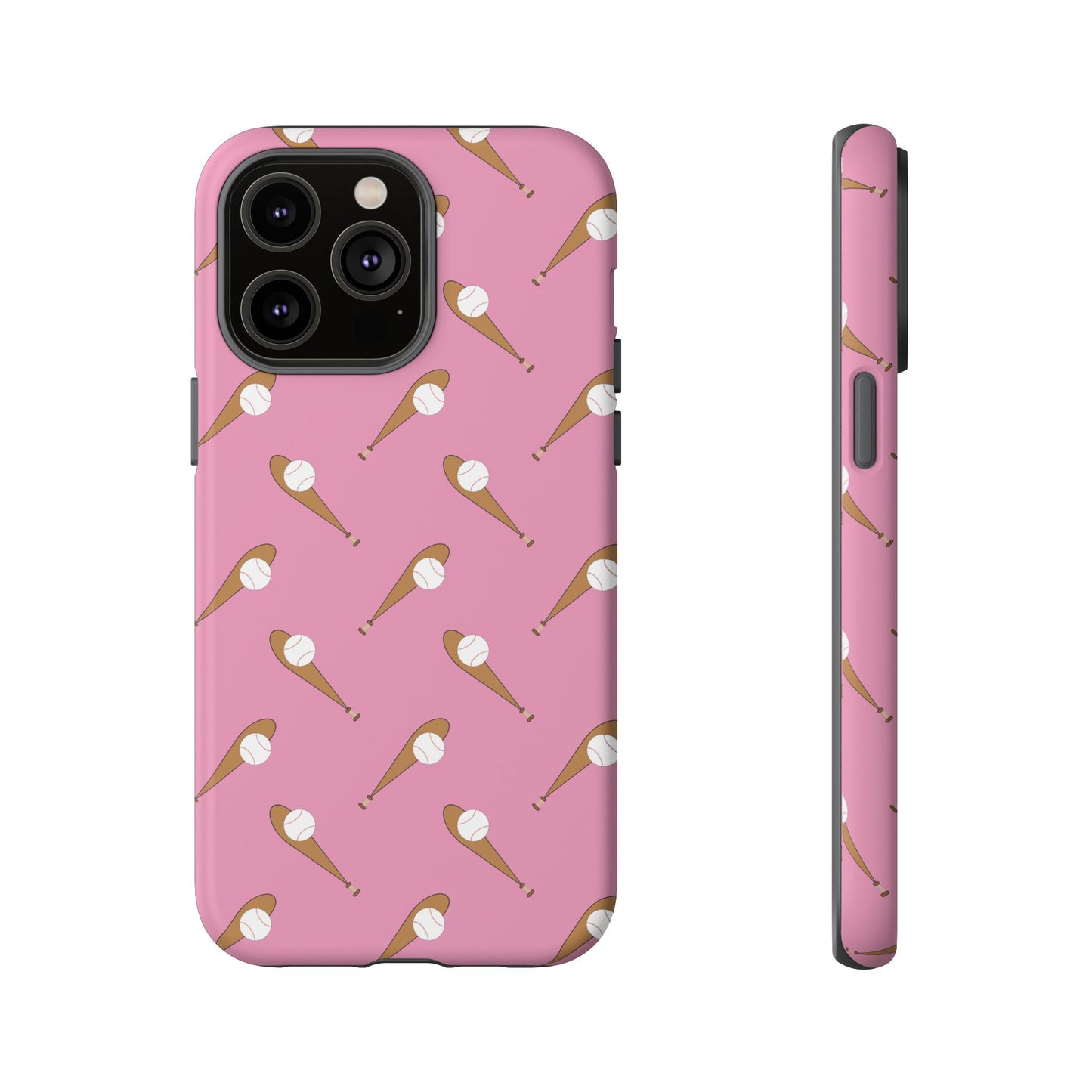 Baseball Phone Case Pink