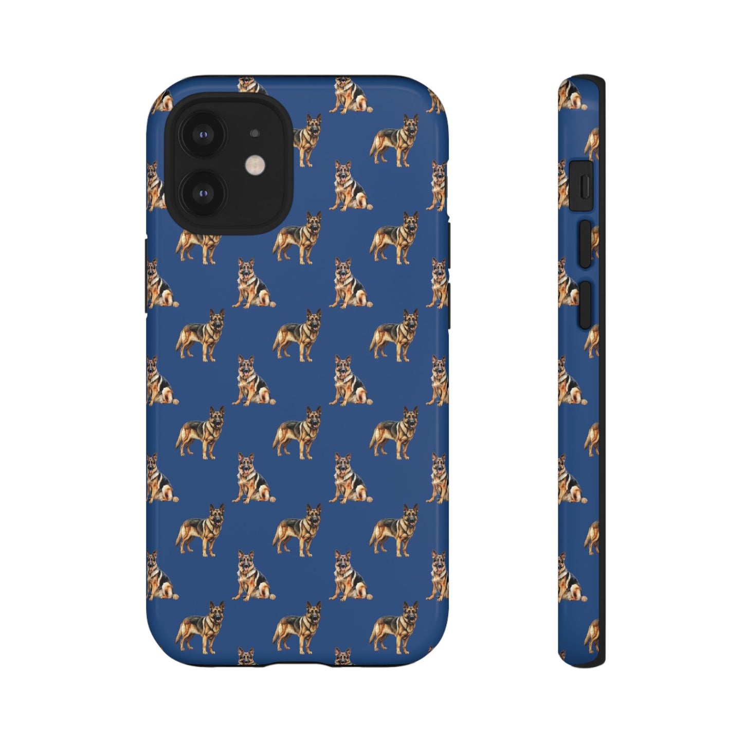 German Shepherd Phone Case Blue