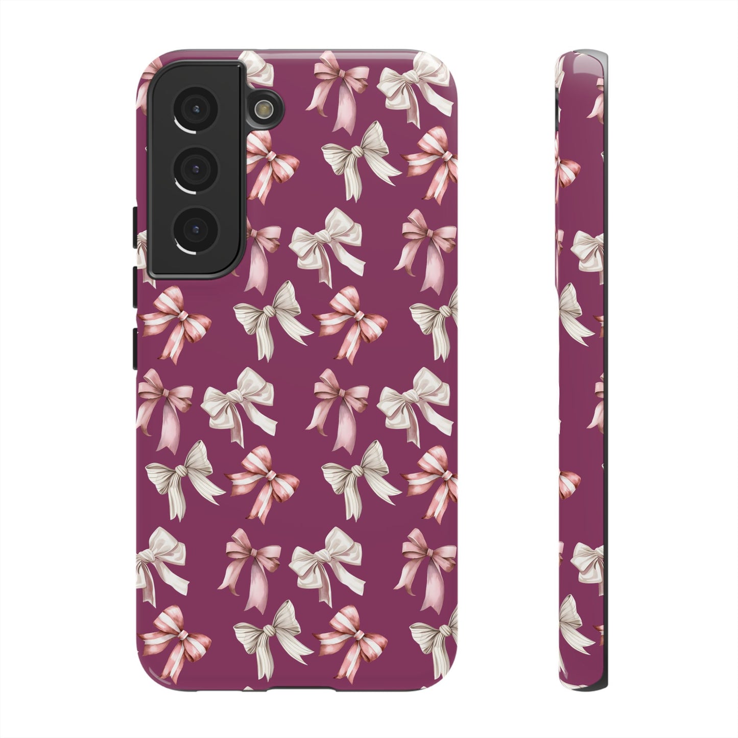 Bow Phone Case Berry