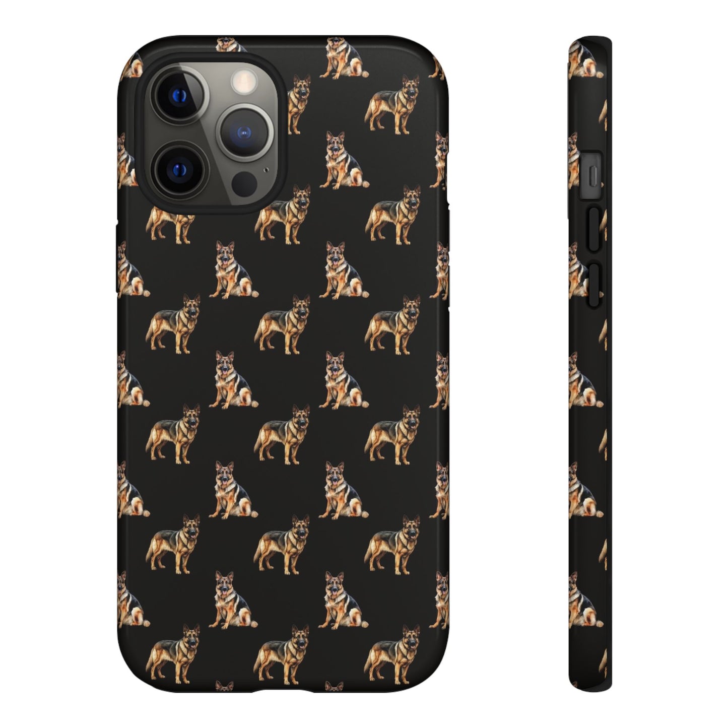 German Shepherd Phone Case Black