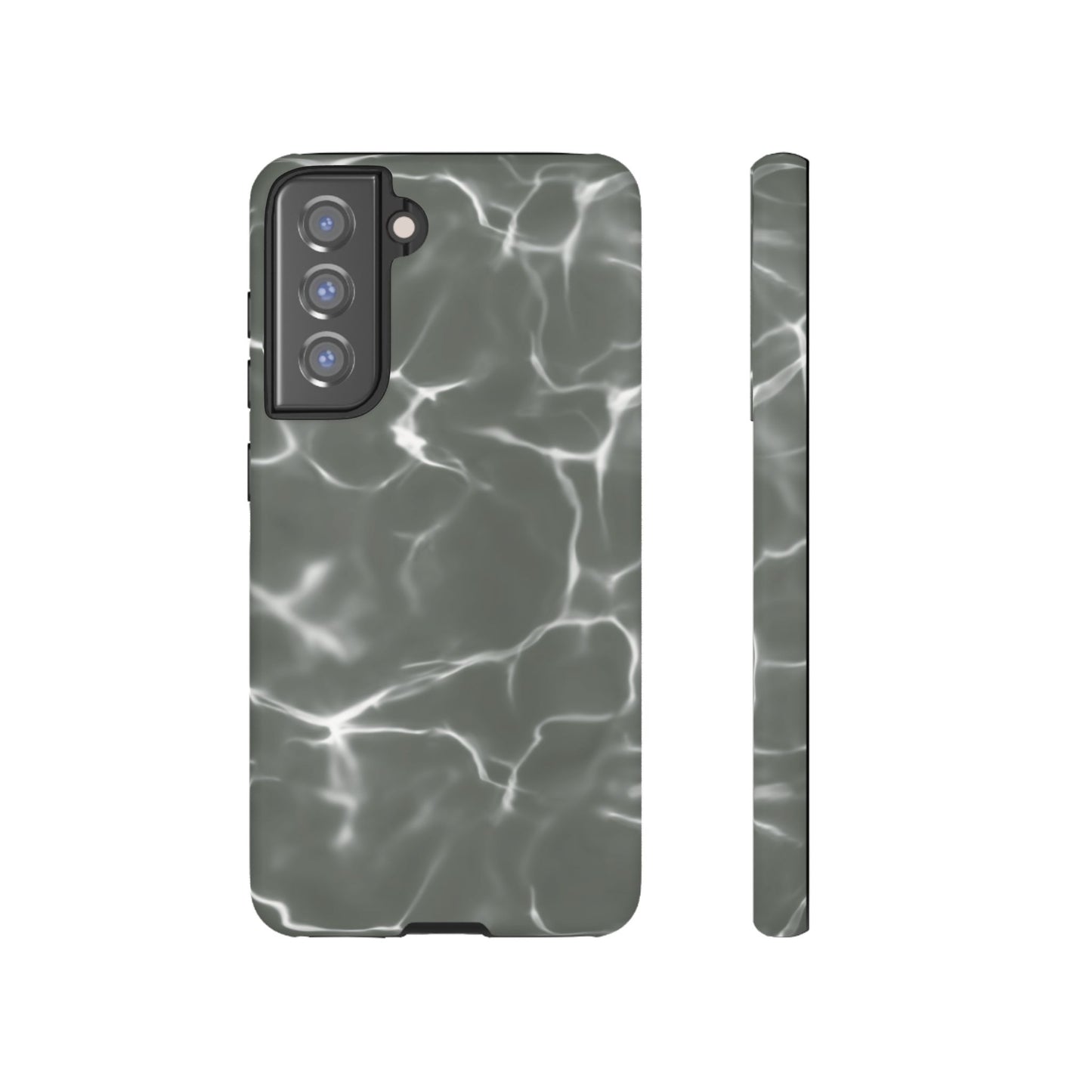 Marble Print Phone Case Gray