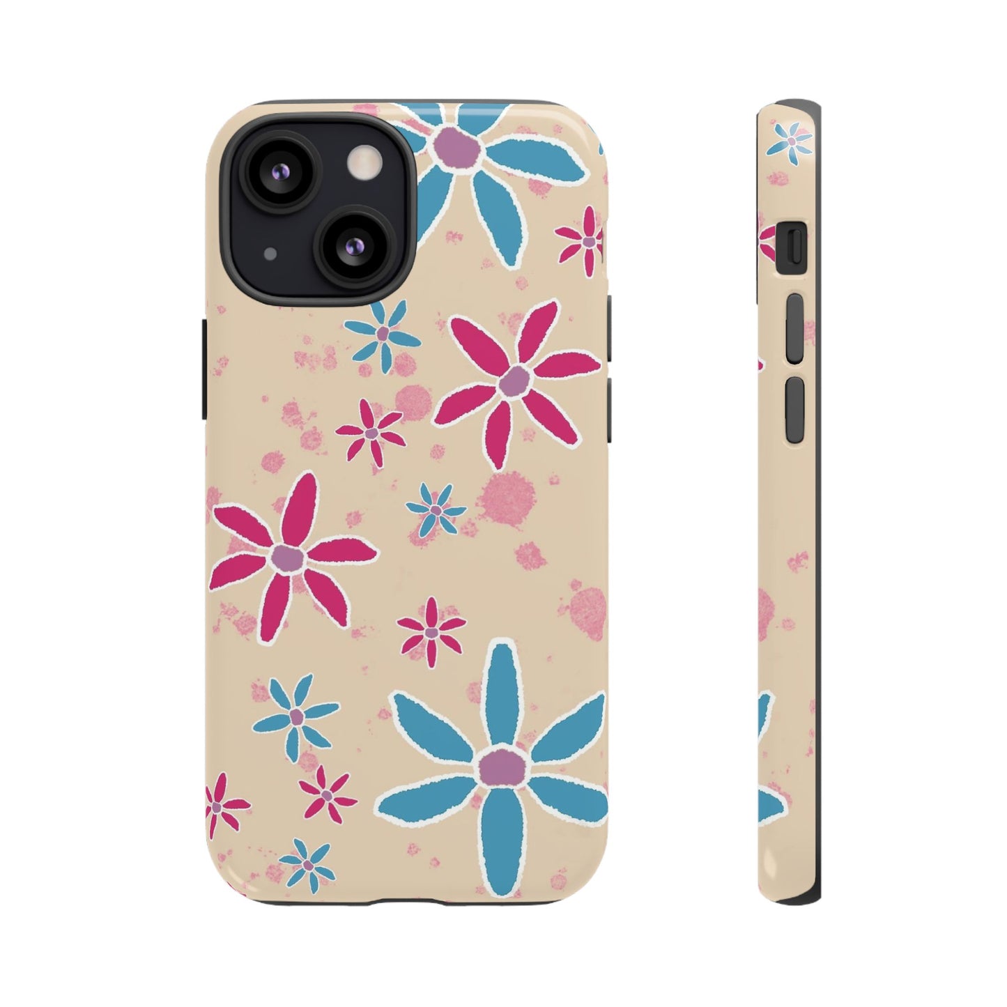 Flower Phone Case Cream