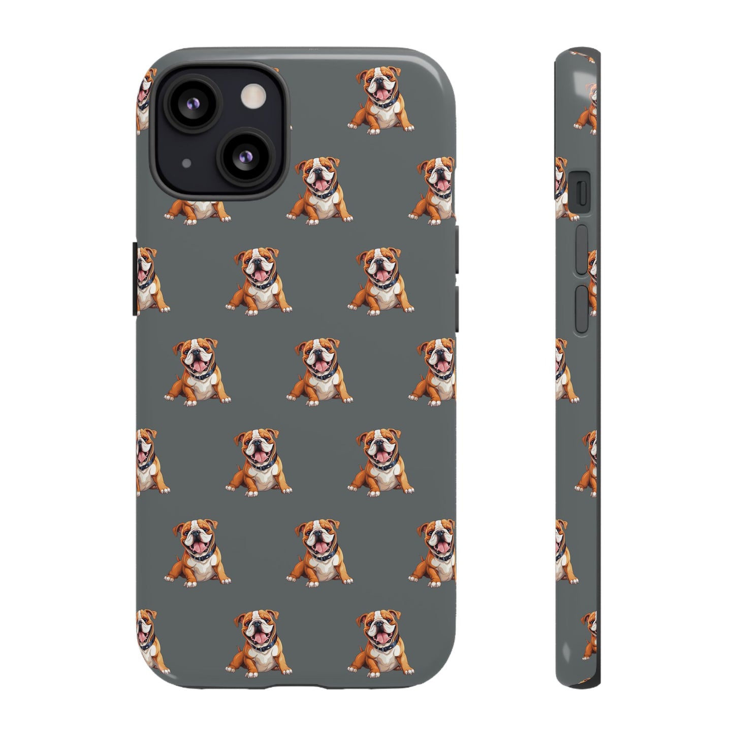 Bulldog Phone Case Gray