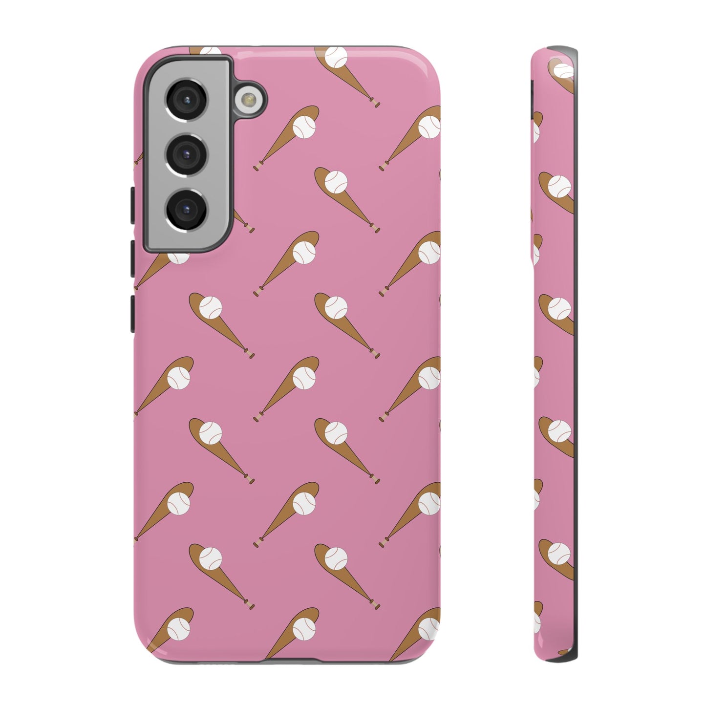 Baseball Phone Case Pink