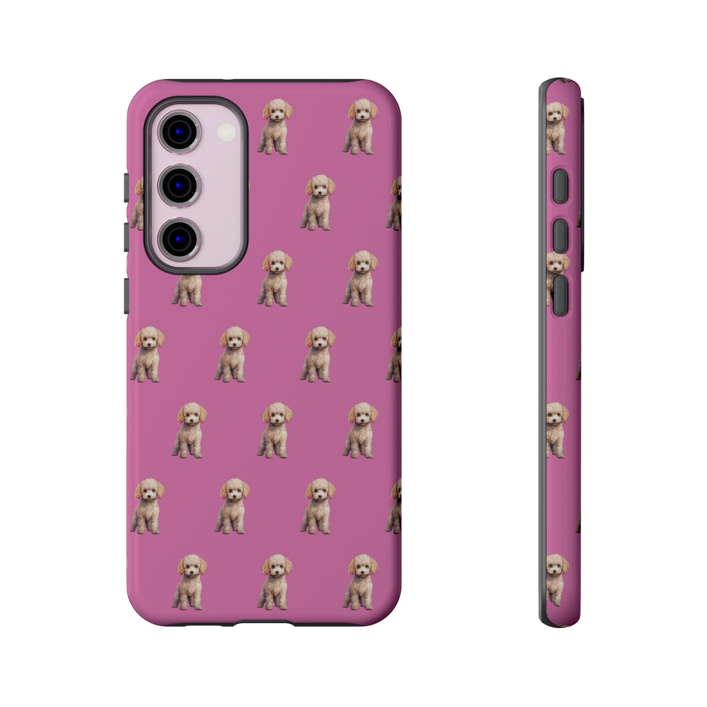 Poodle Phone Case Pink