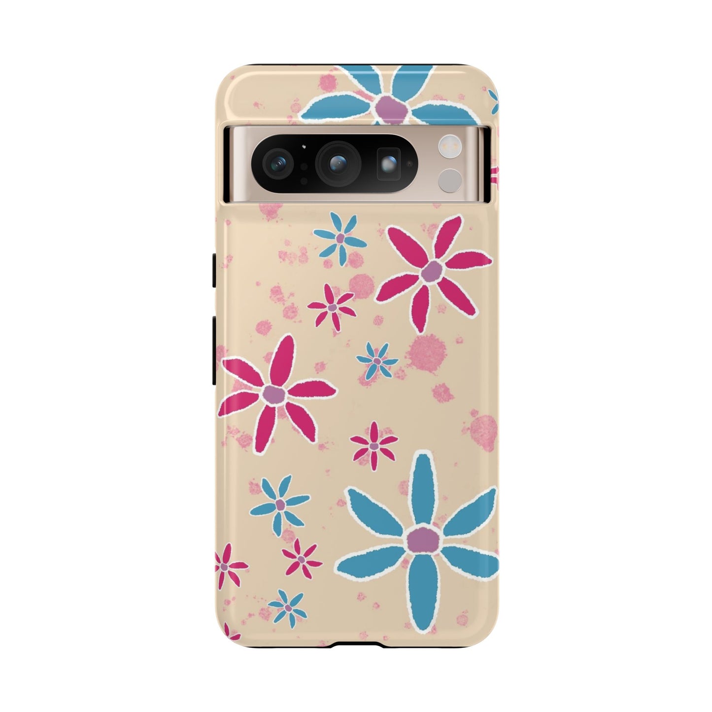 Flower Phone Case Cream