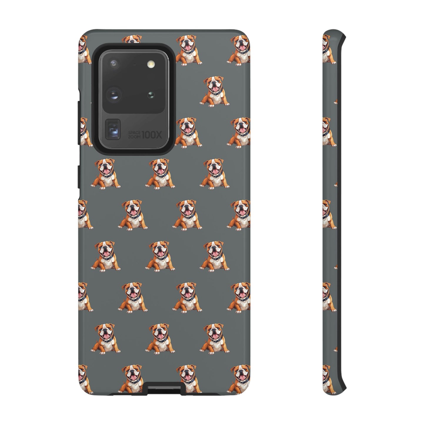 Bulldog Phone Case Gray