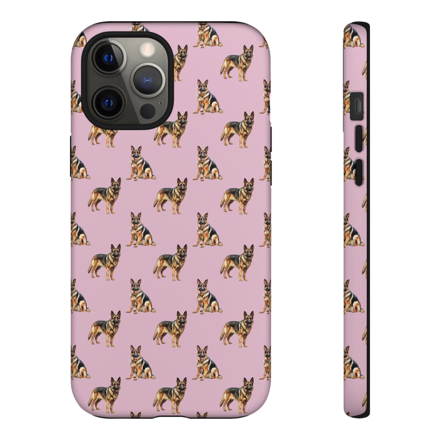 German Shepherd Phone Case Pink