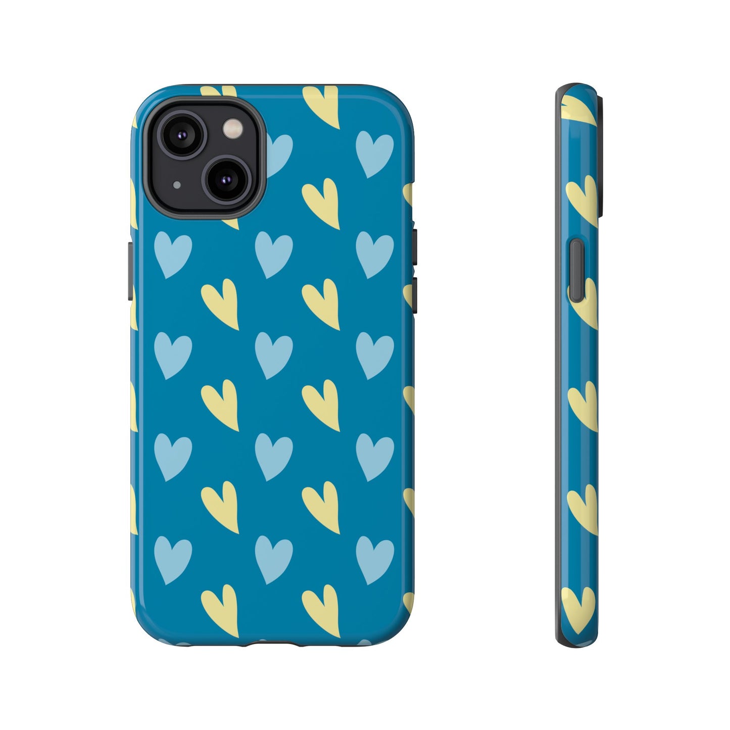 Heart Phone Case Blue