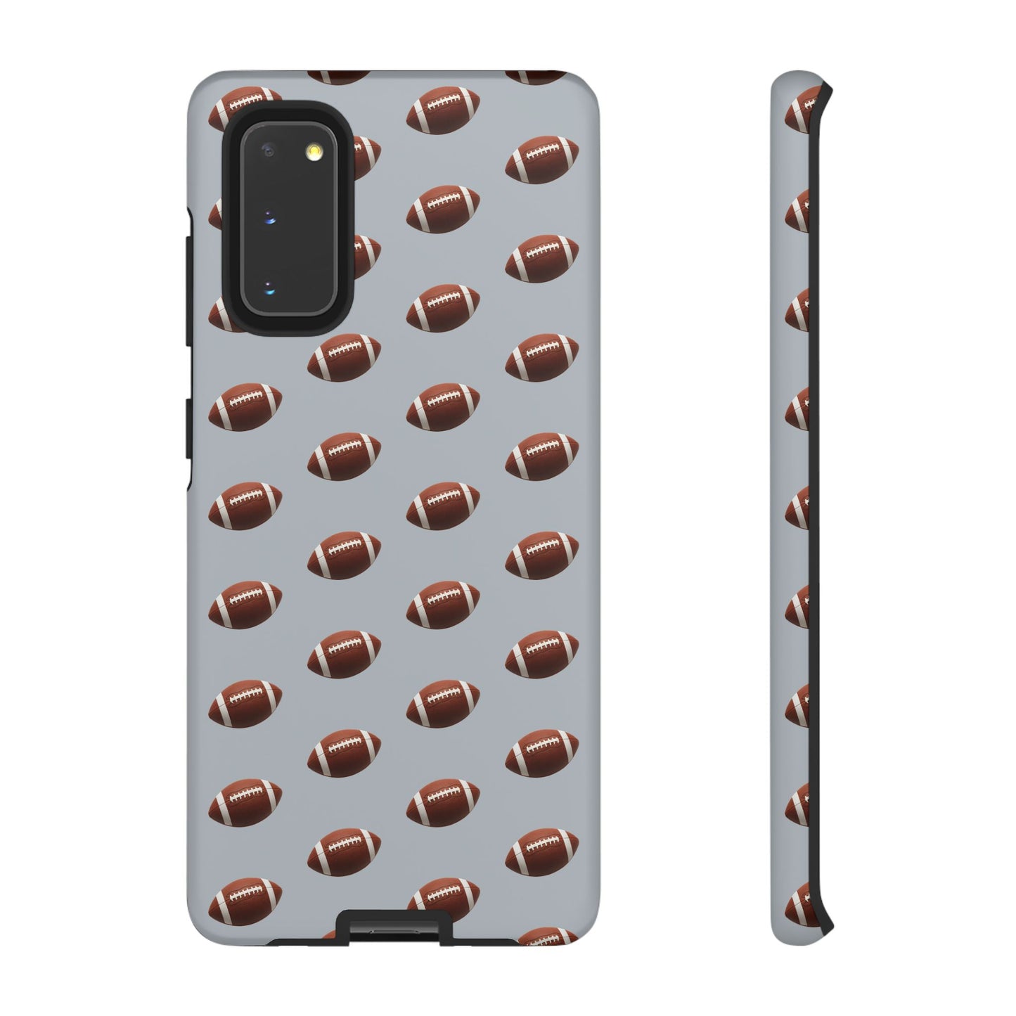 Football Phone Case Silver