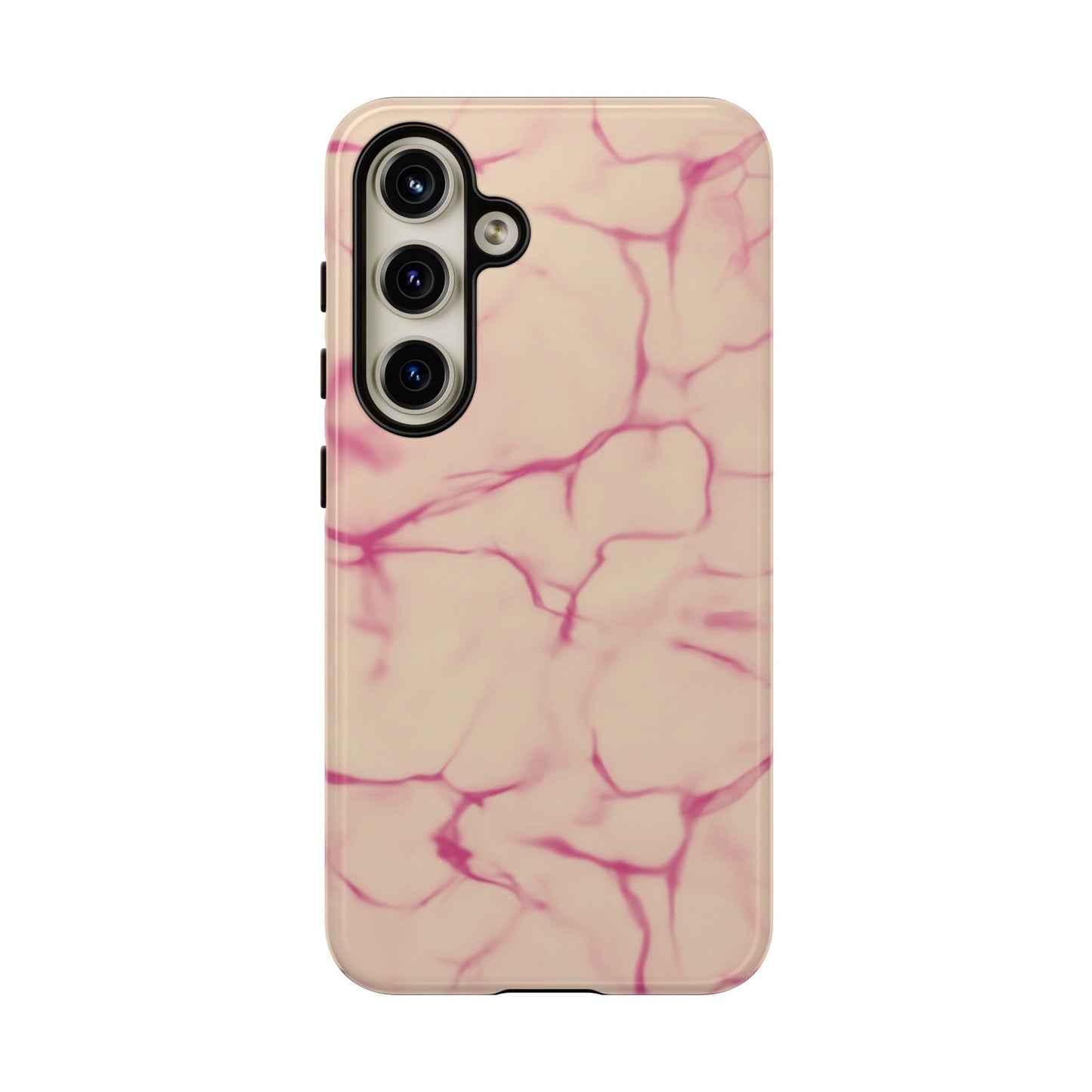 Marble Phone Case Cream Pink