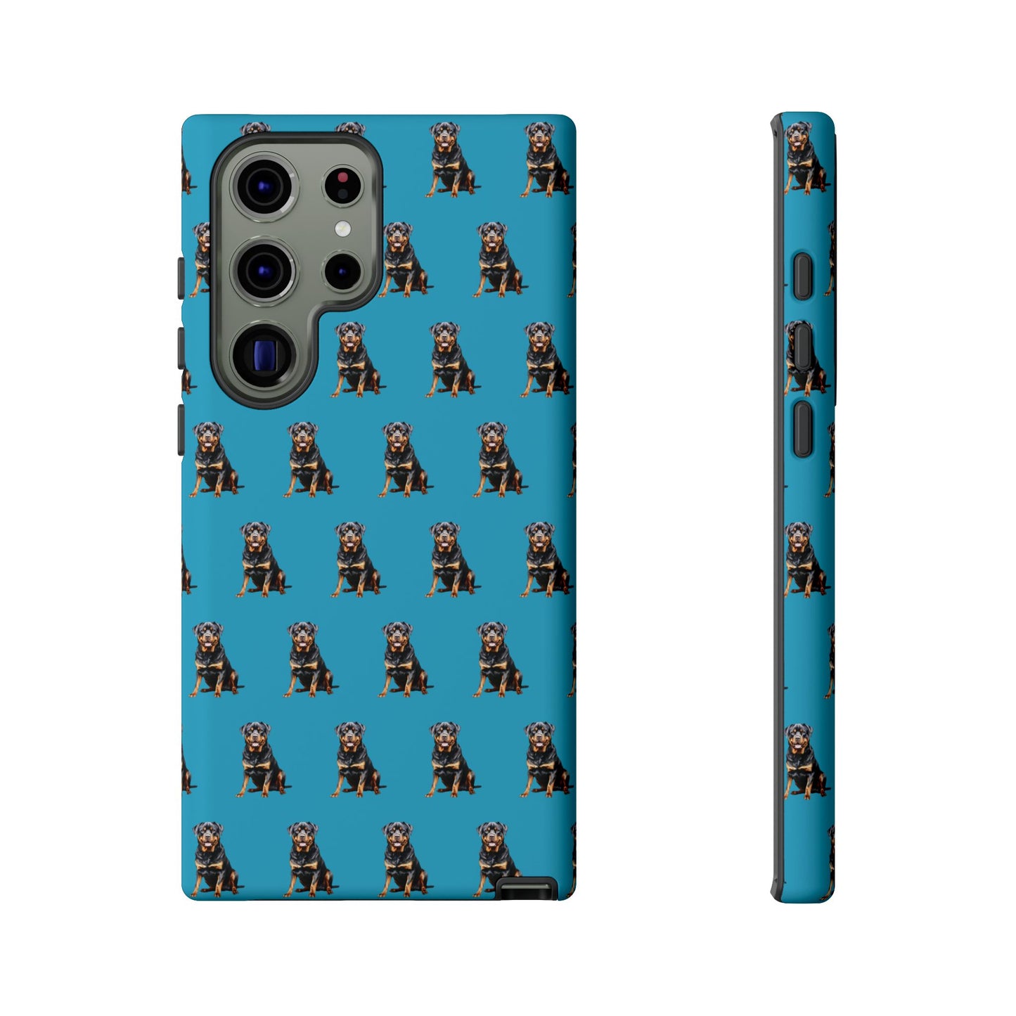 Rottweiler Phone Case Turquoise