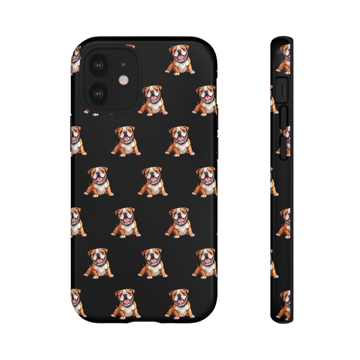 Bulldog Phone Case Black