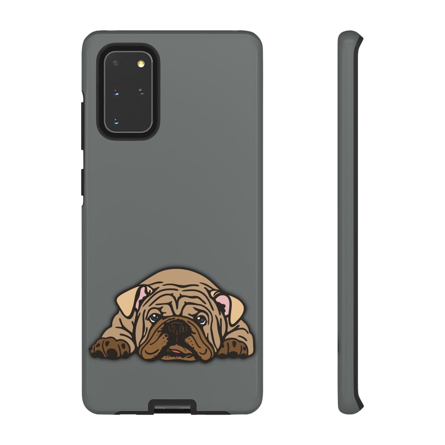 Bulldog Phone Case Gray