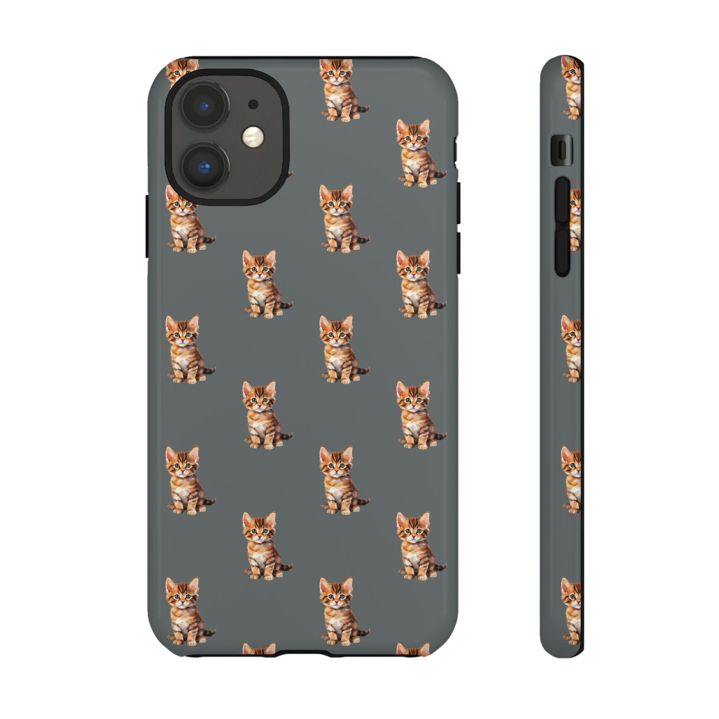 Cat Phone Case Gray