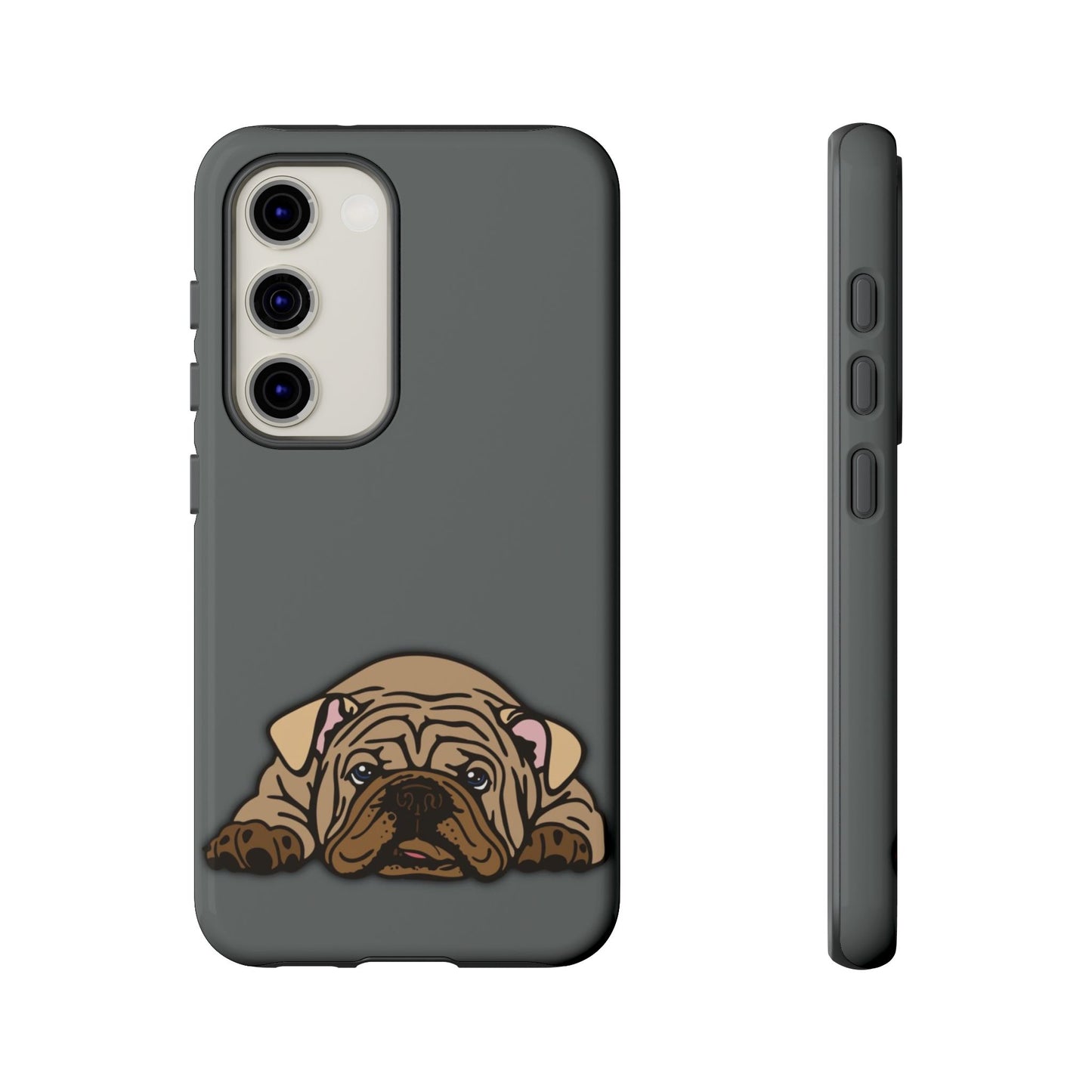 Bulldog Phone Case Gray