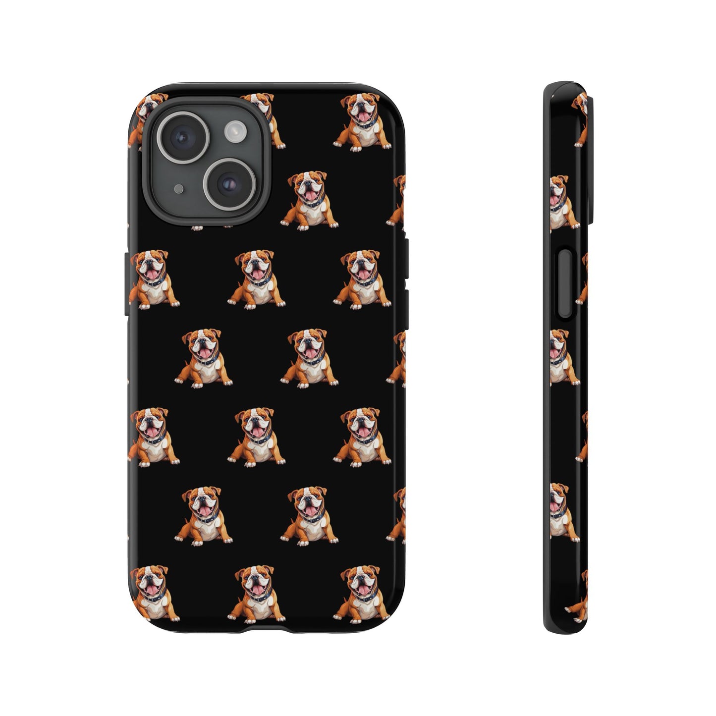 Bulldog Phone Case Black