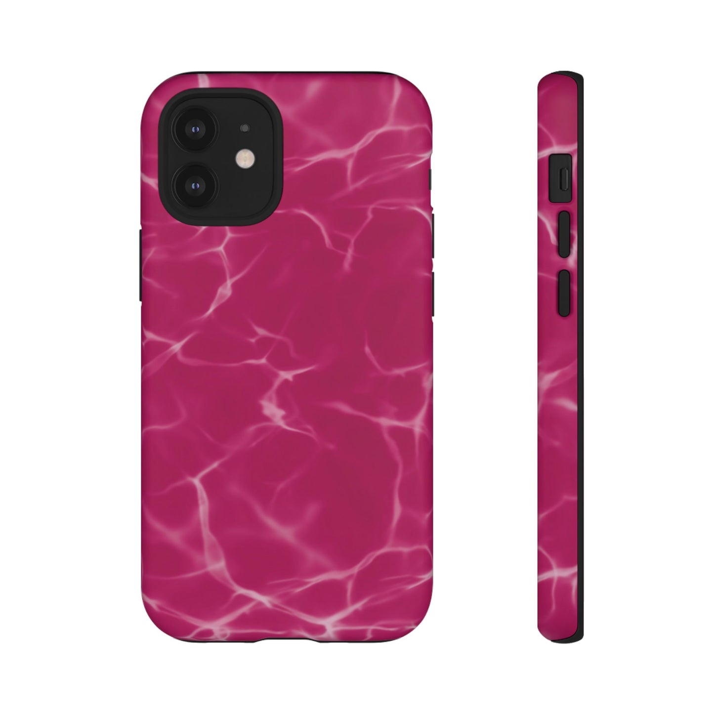 Marble Print Phone Case Berry