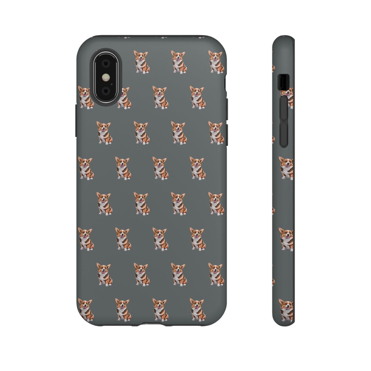 Corgi Phone Case Gray