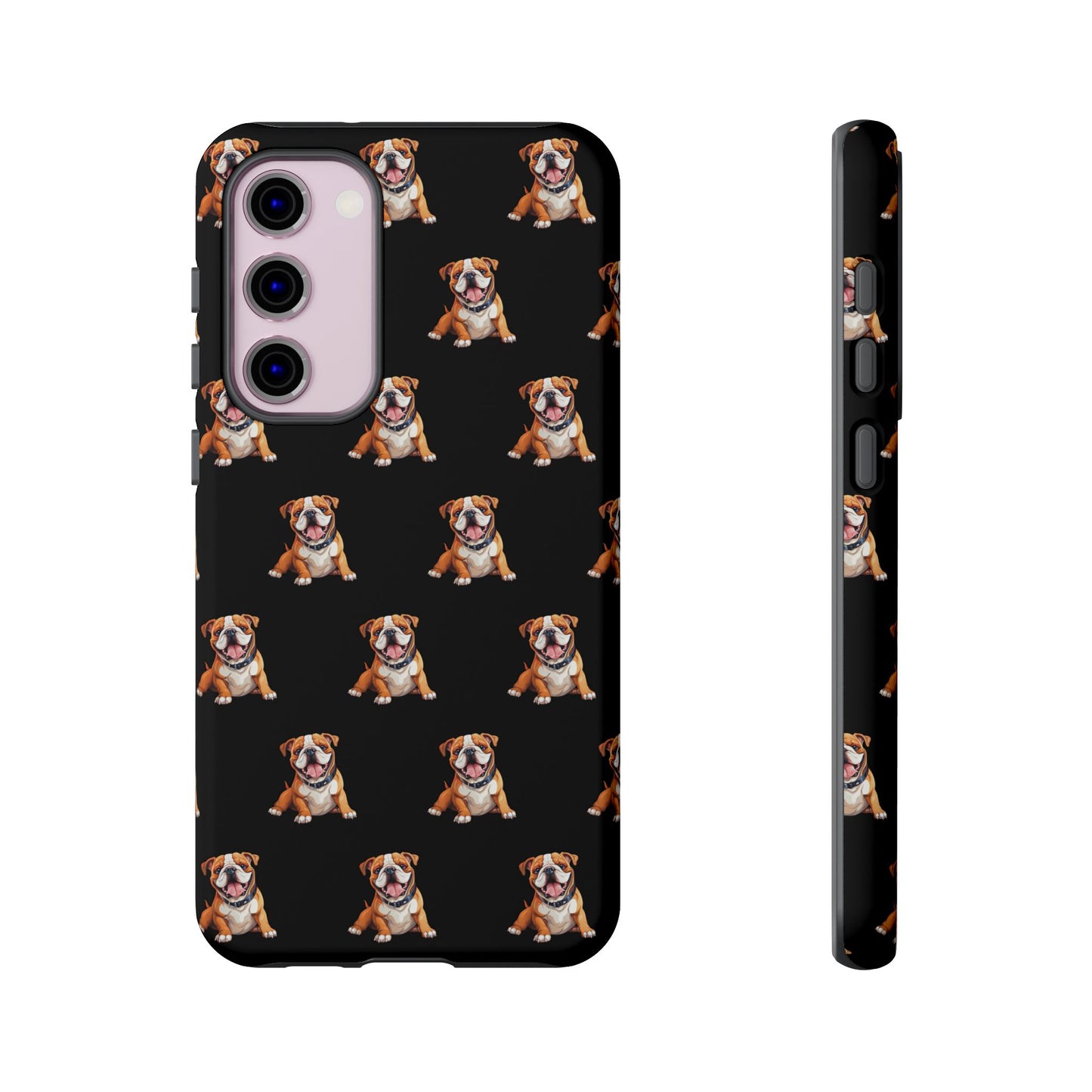 Bulldog Phone Case Black