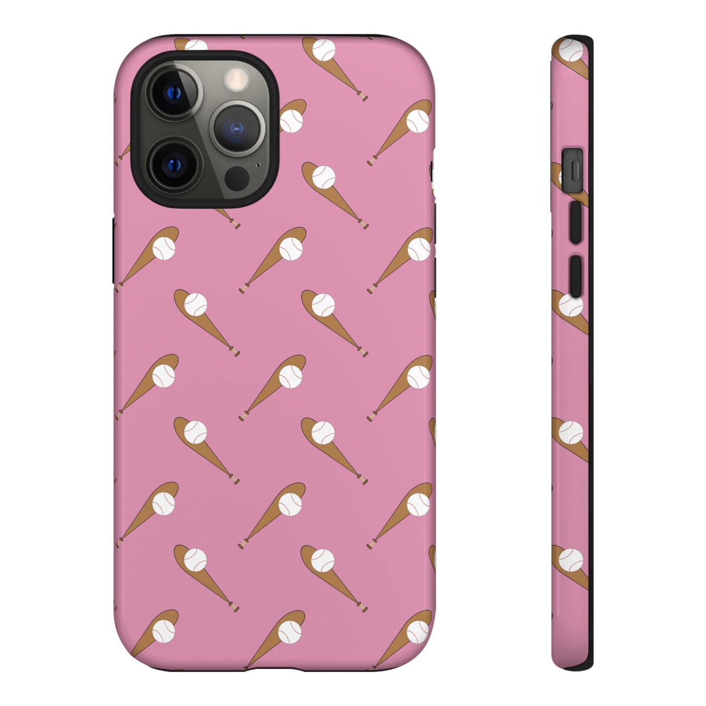 Baseball Phone Case Pink